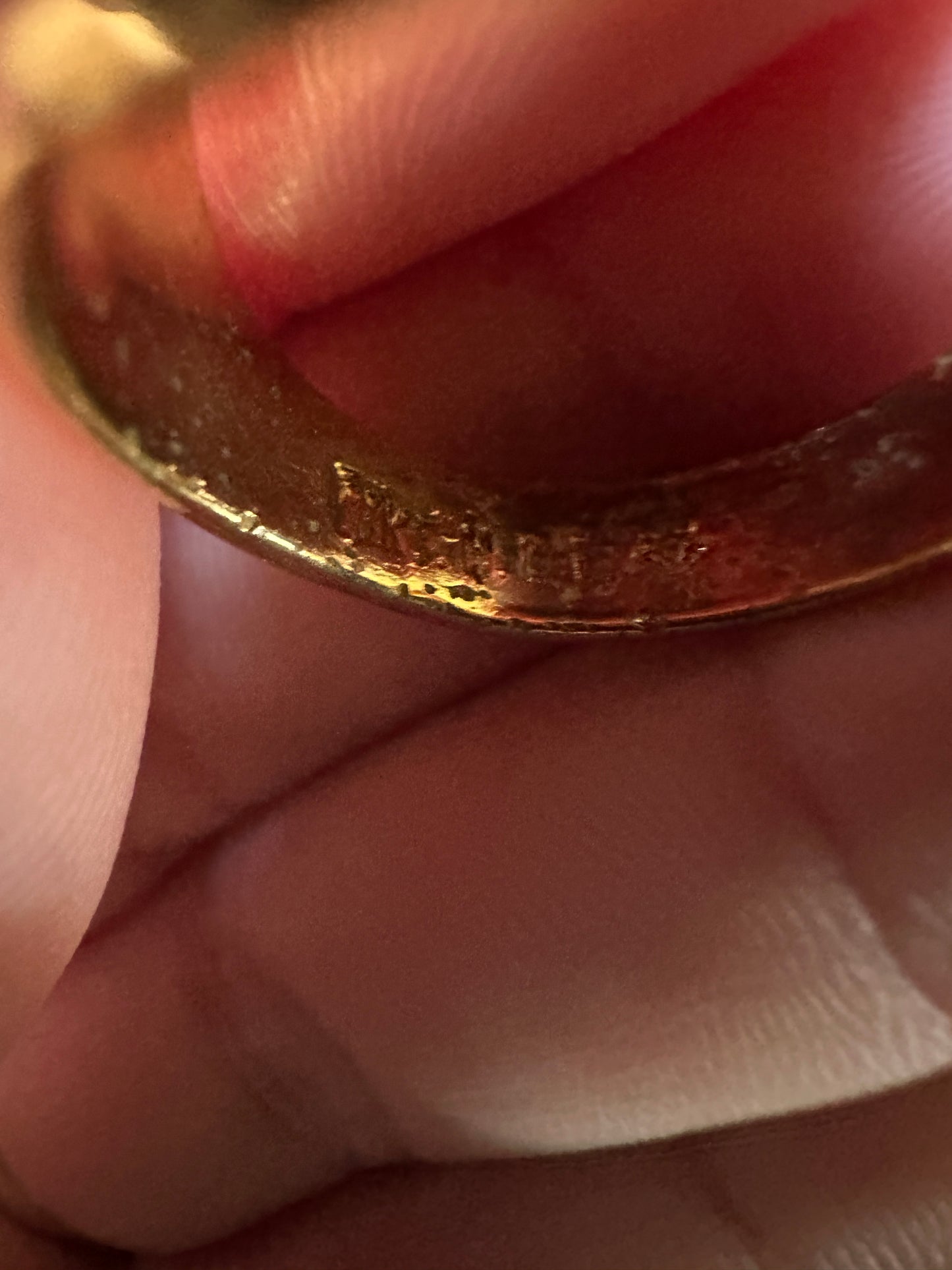 Vintage Tiger's Eye Gold Ring SZ 7.25