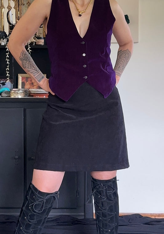 90s Microfiber Skirt S-M