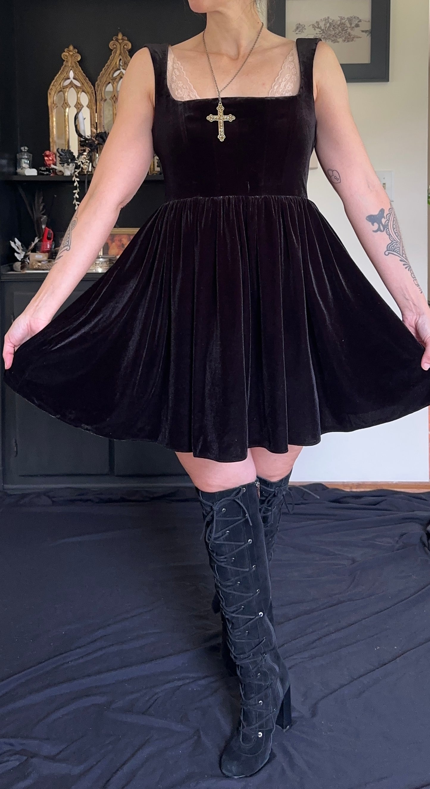 Gothic Bodice Dress S-M