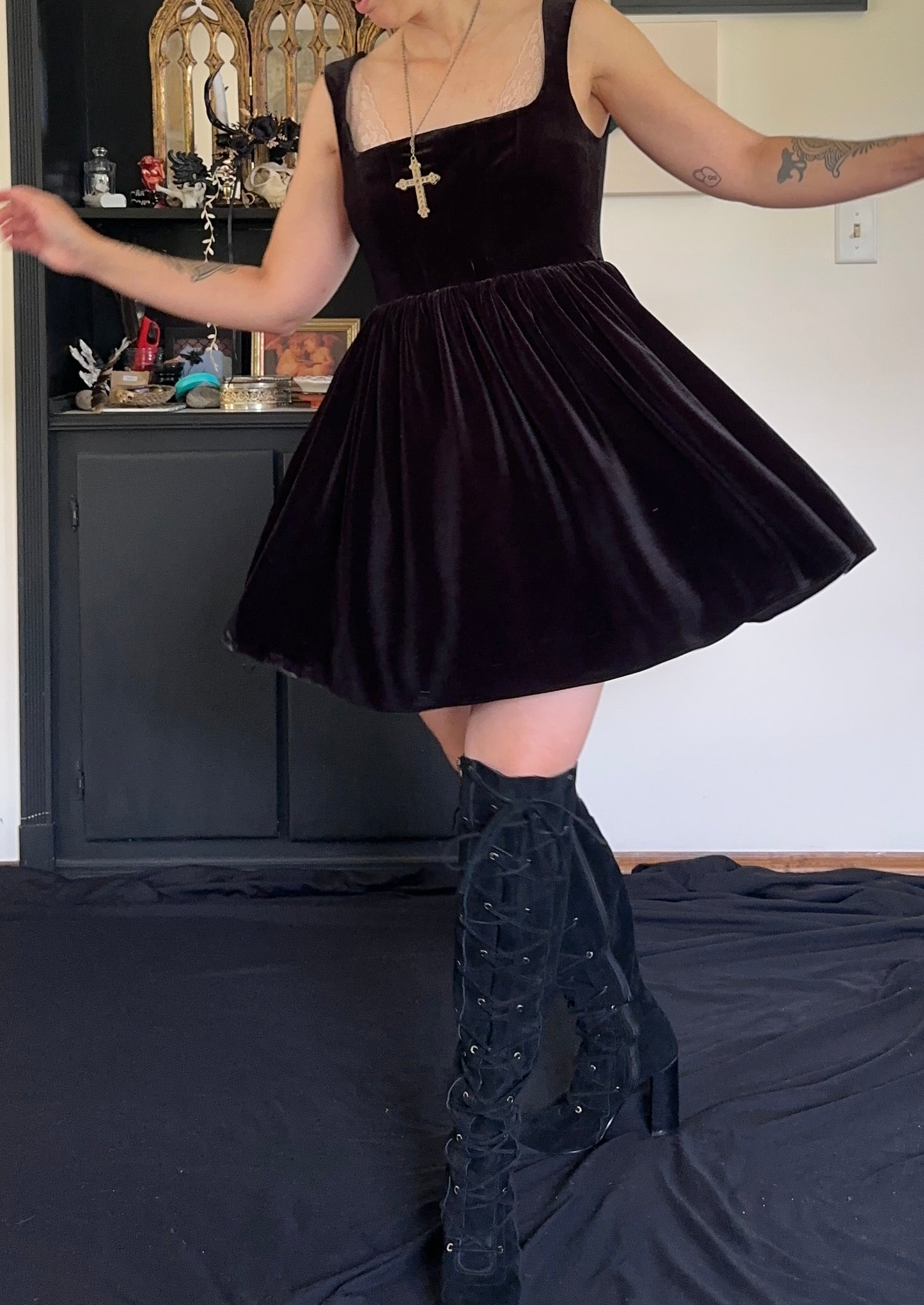 Gothic Bodice Dress S-M