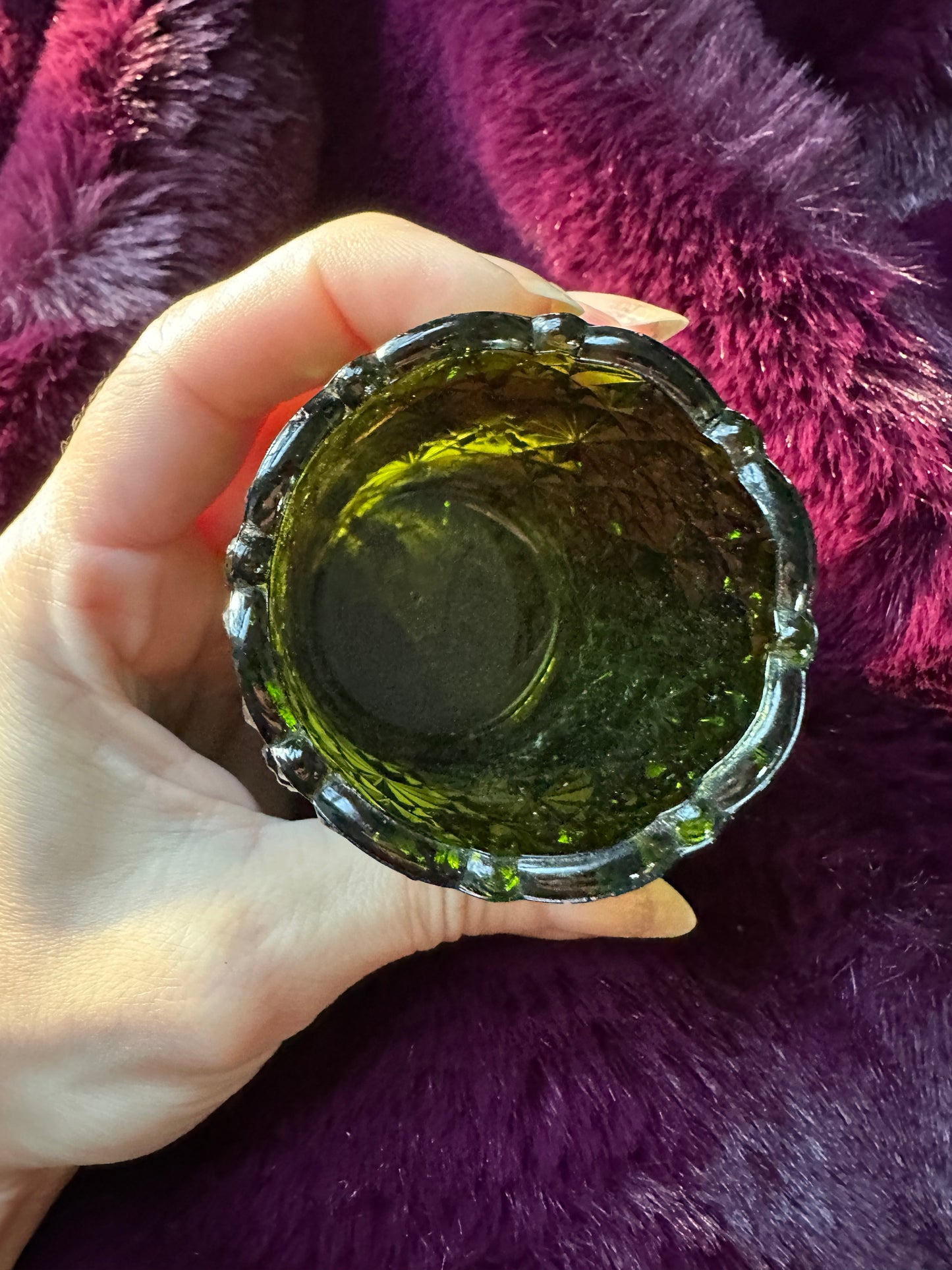 Cut Glass Votive Candle Holders