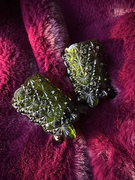 Cut Glass Votive Candle Holders