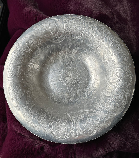 Engraved Renaissance Revival Dish