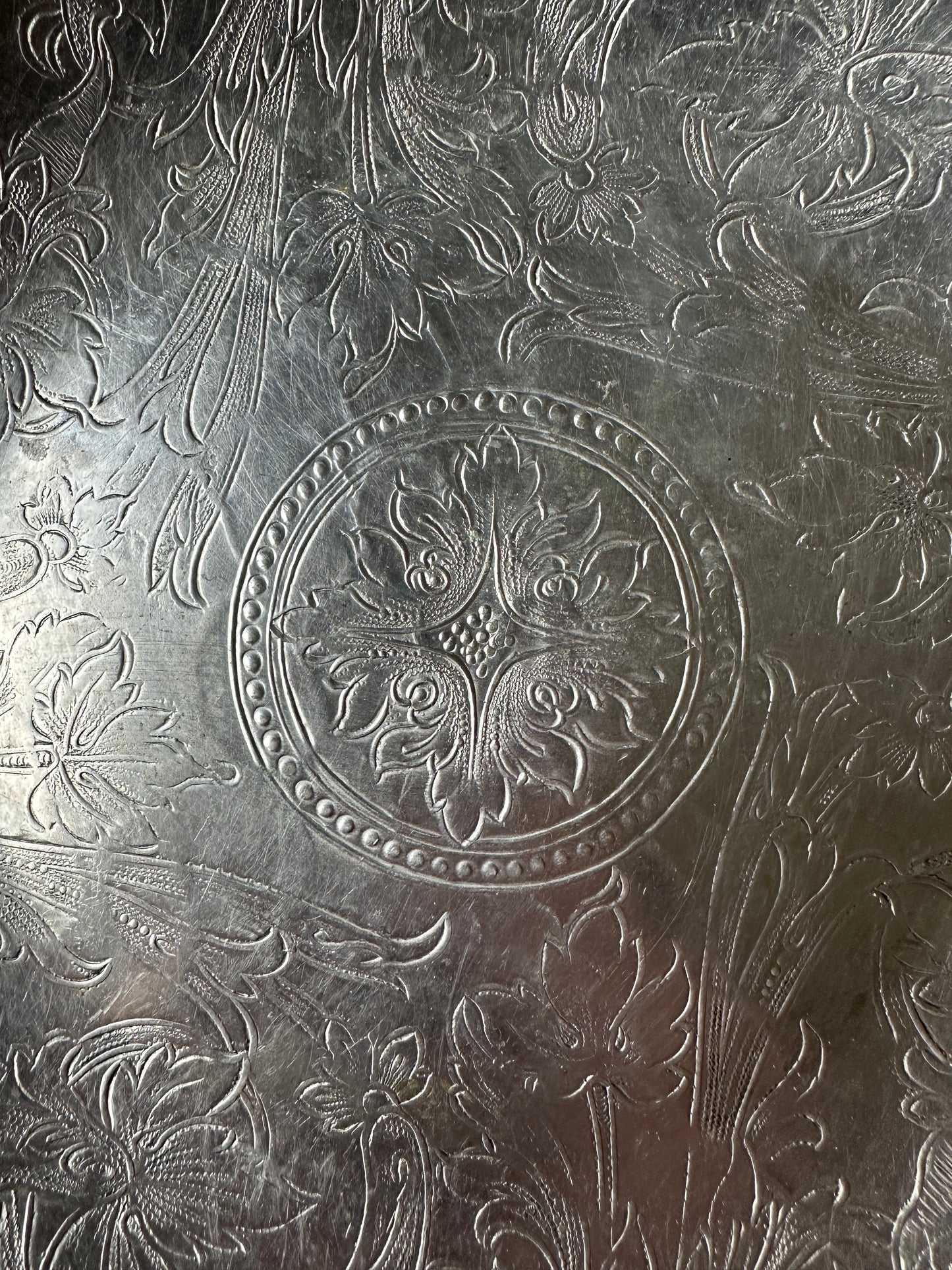 Engraved Renaissance Revival Dish