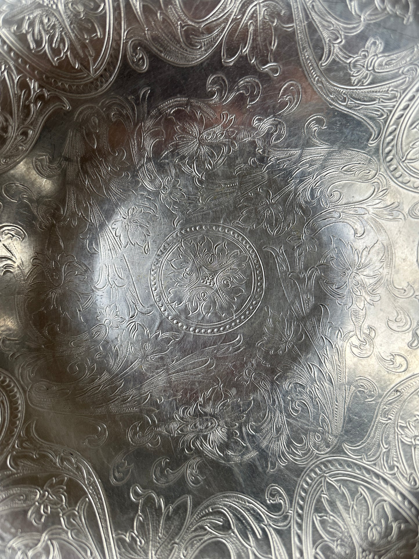 Engraved Renaissance Revival Dish