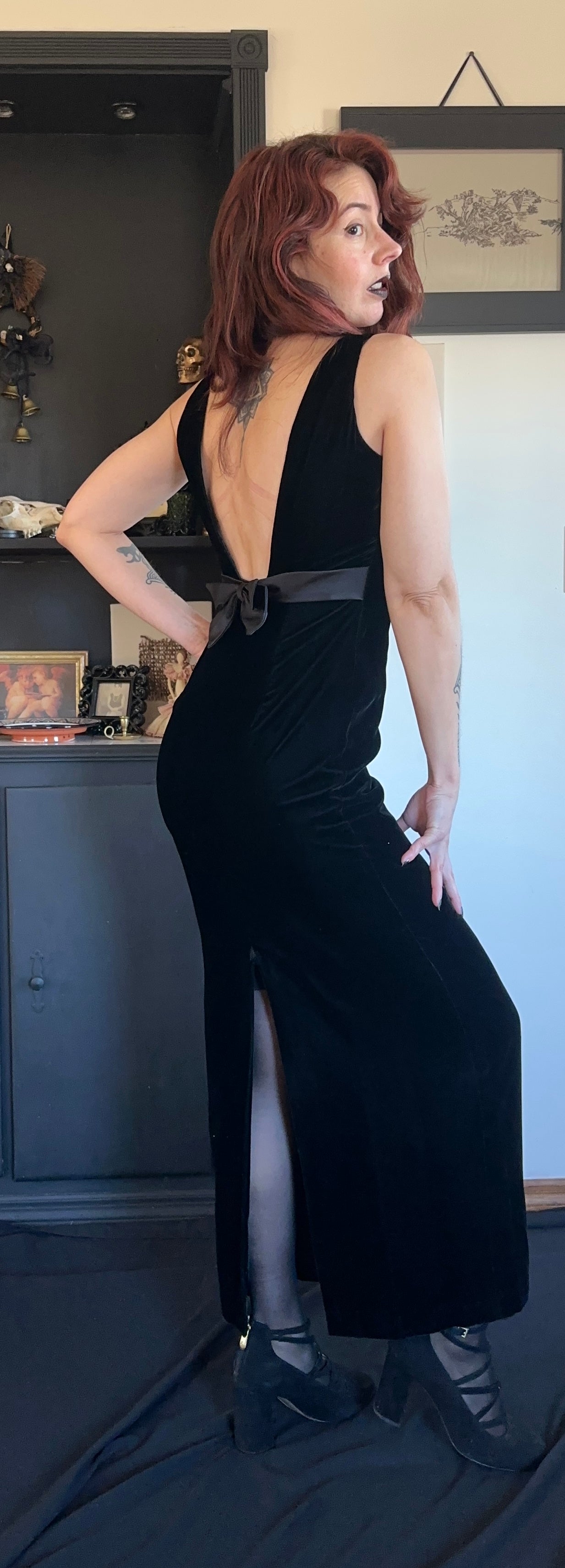 Laundry by Shelli Segal Velvet Gown SZ 6