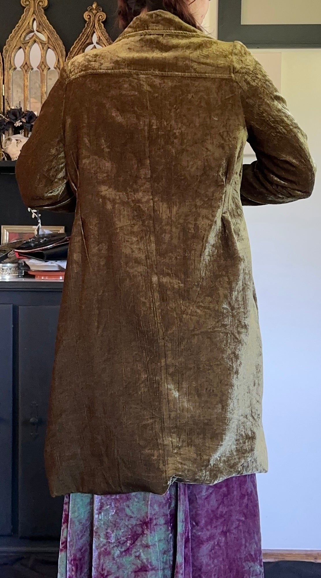 Velvet Longline Jacket S/M