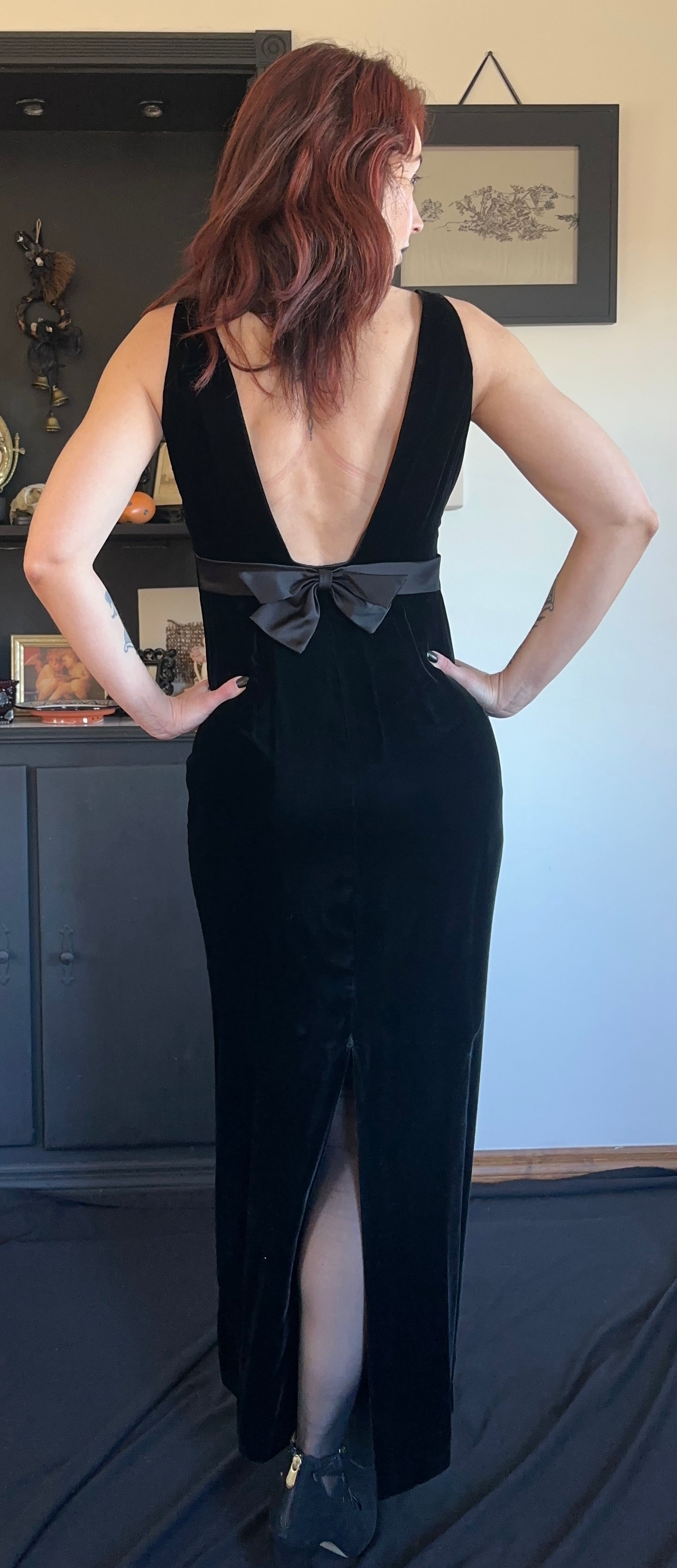Laundry by Shelli Segal Velvet Gown SZ 6