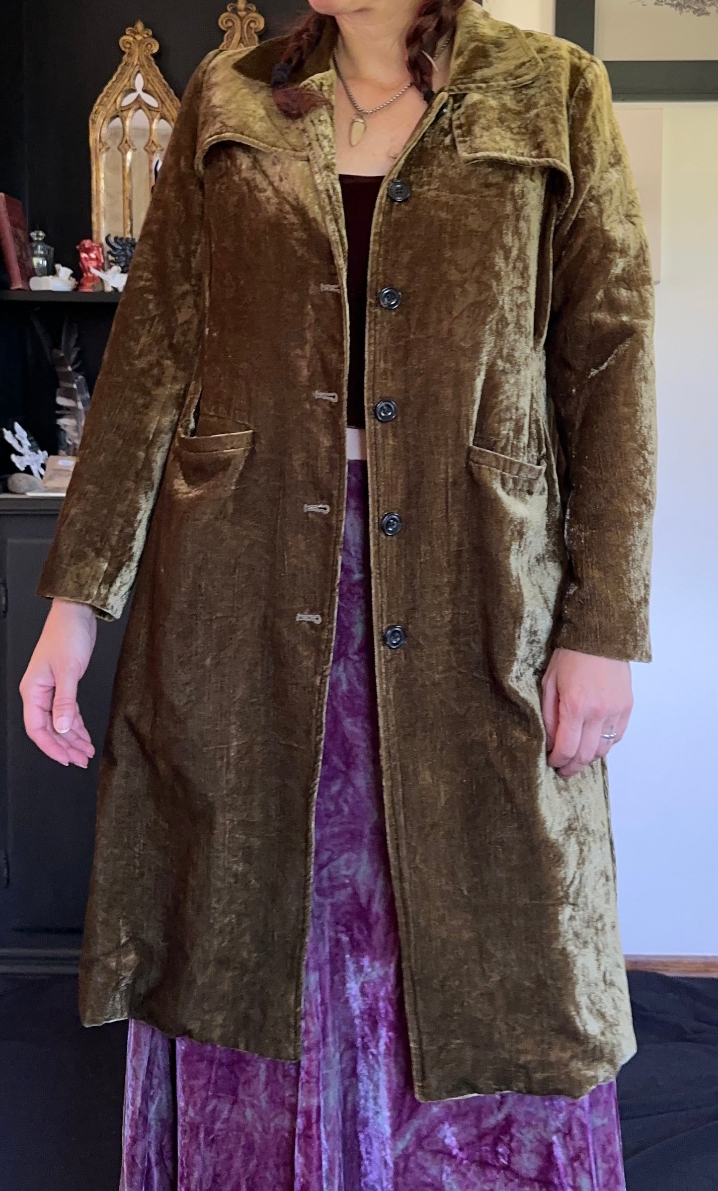 Velvet Longline Jacket S/M
