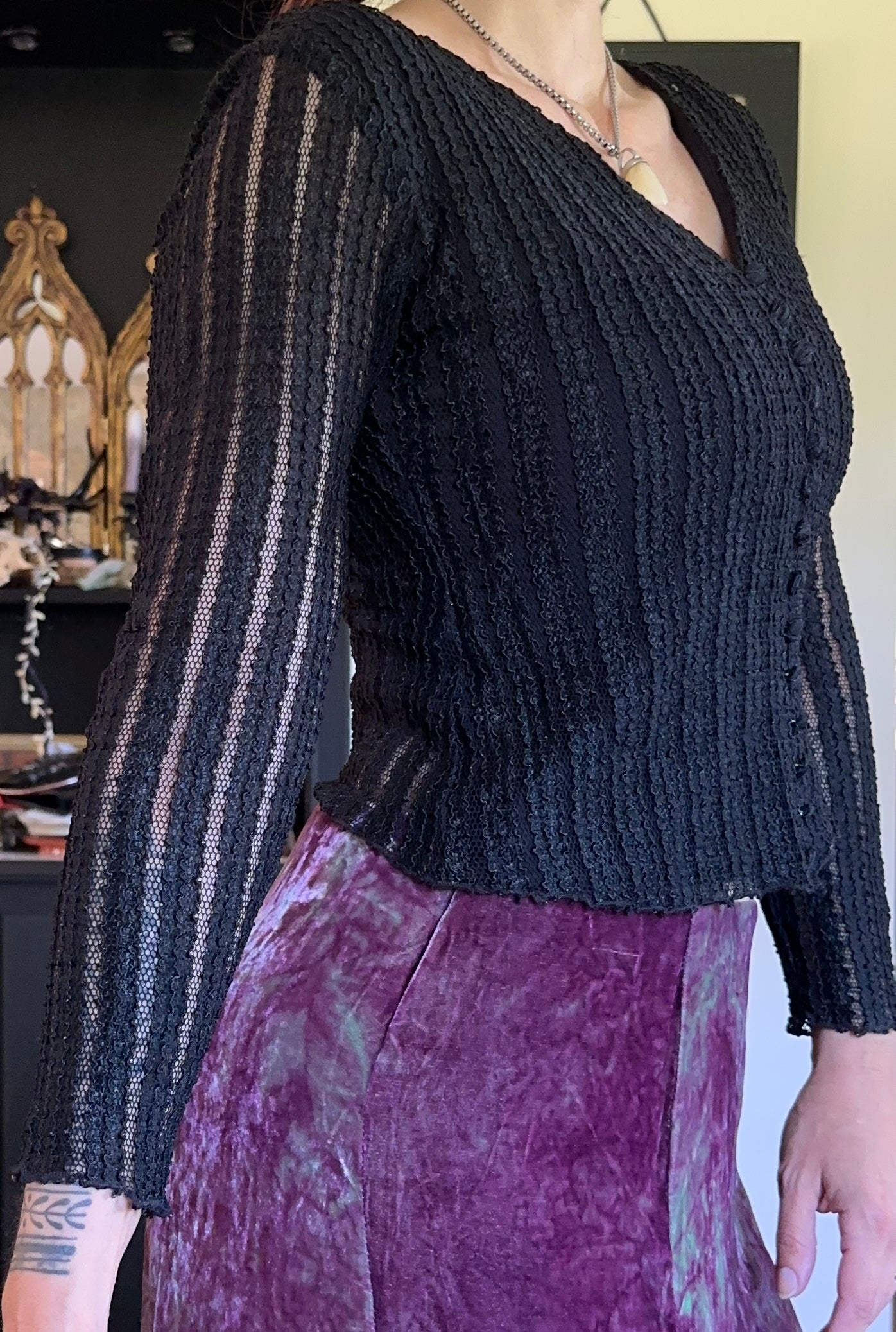 Bisou-Bisou Softgoth Cardigan XS/S