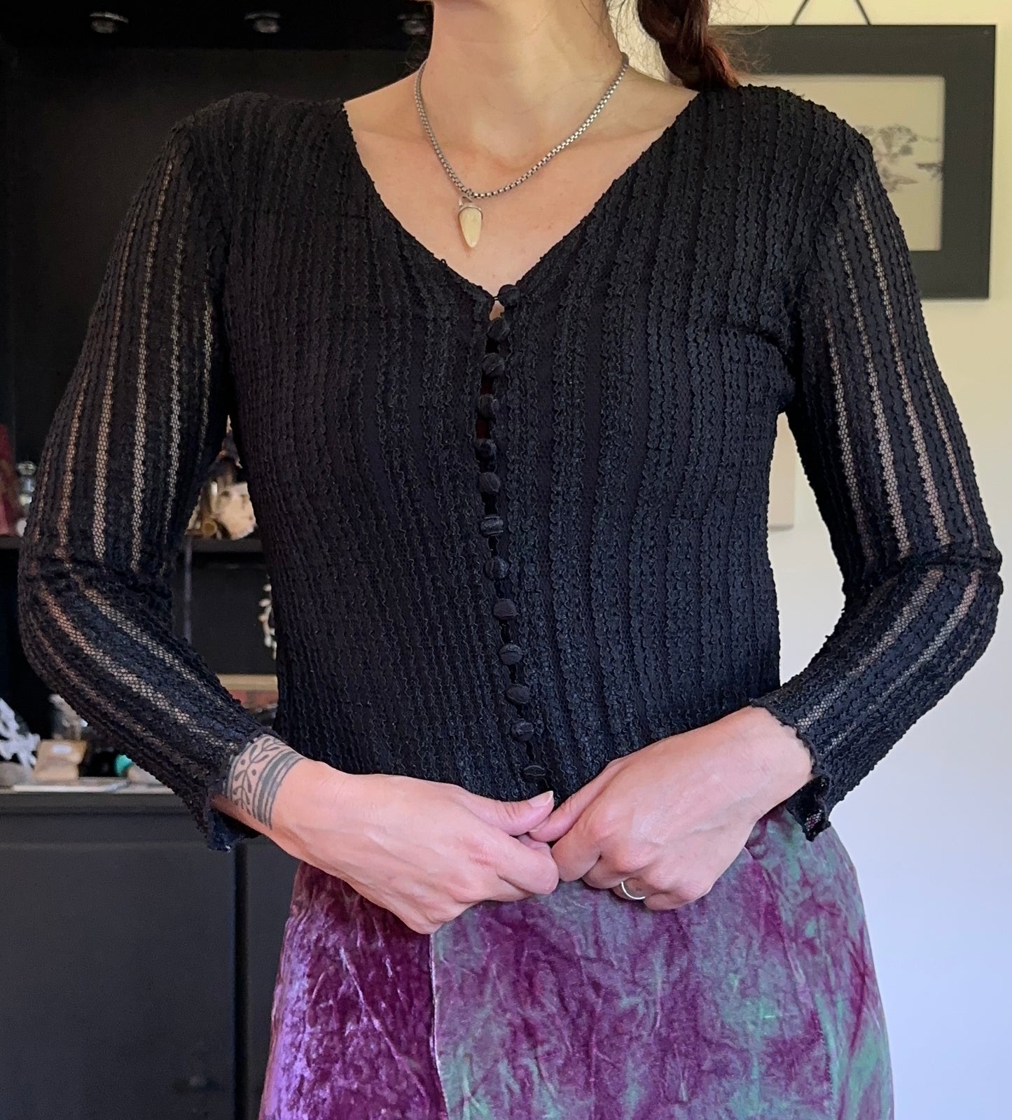 Bisou-Bisou Softgoth Cardigan XS/S