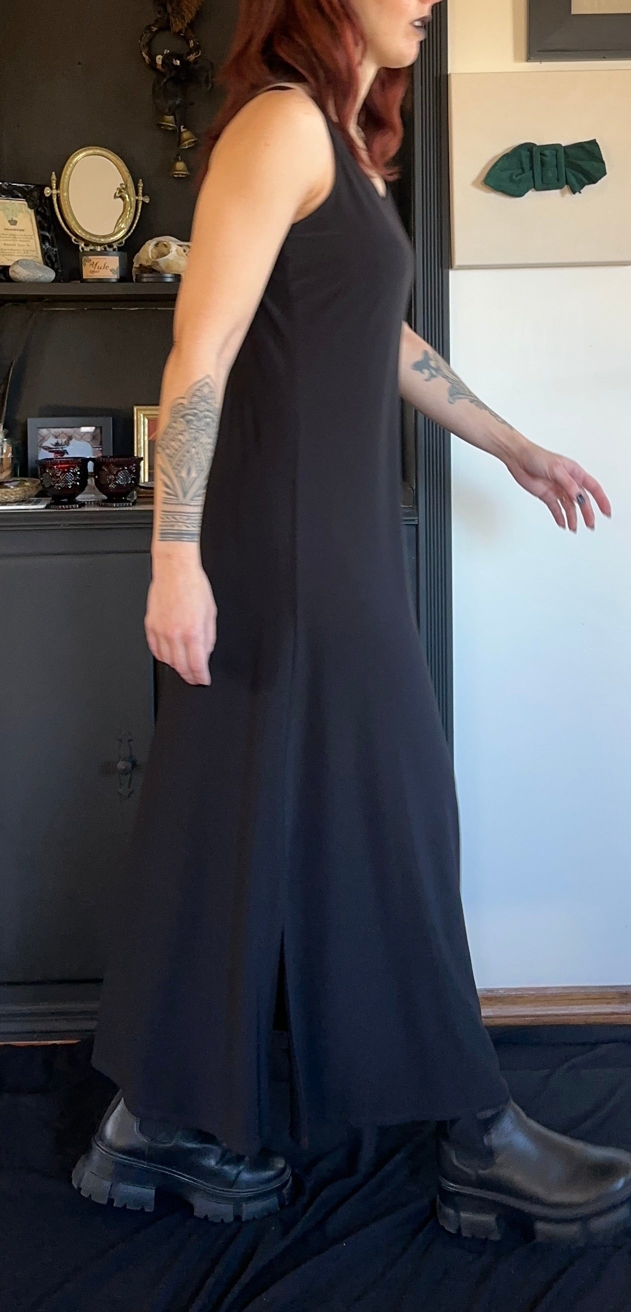 90s Stretch Slip Dress M