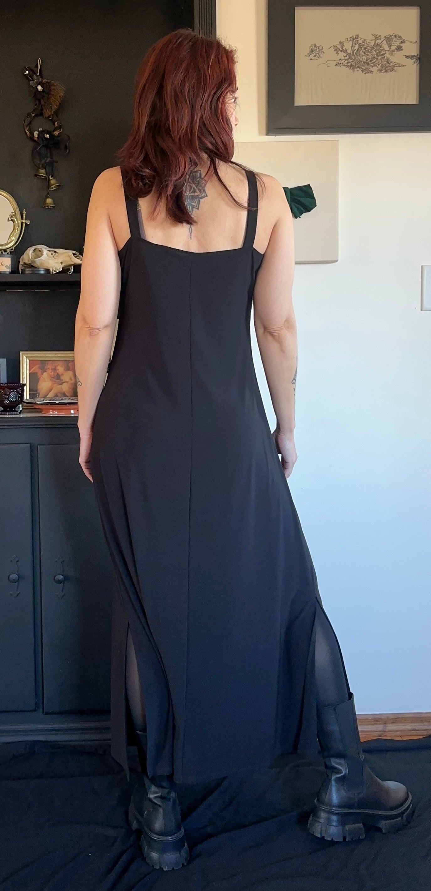 90s Stretch Slip Dress M