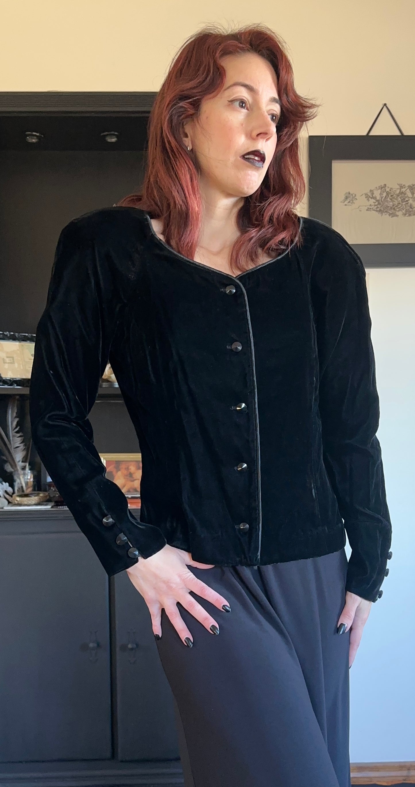 Christian Dior Velvet Jacket SZ 12