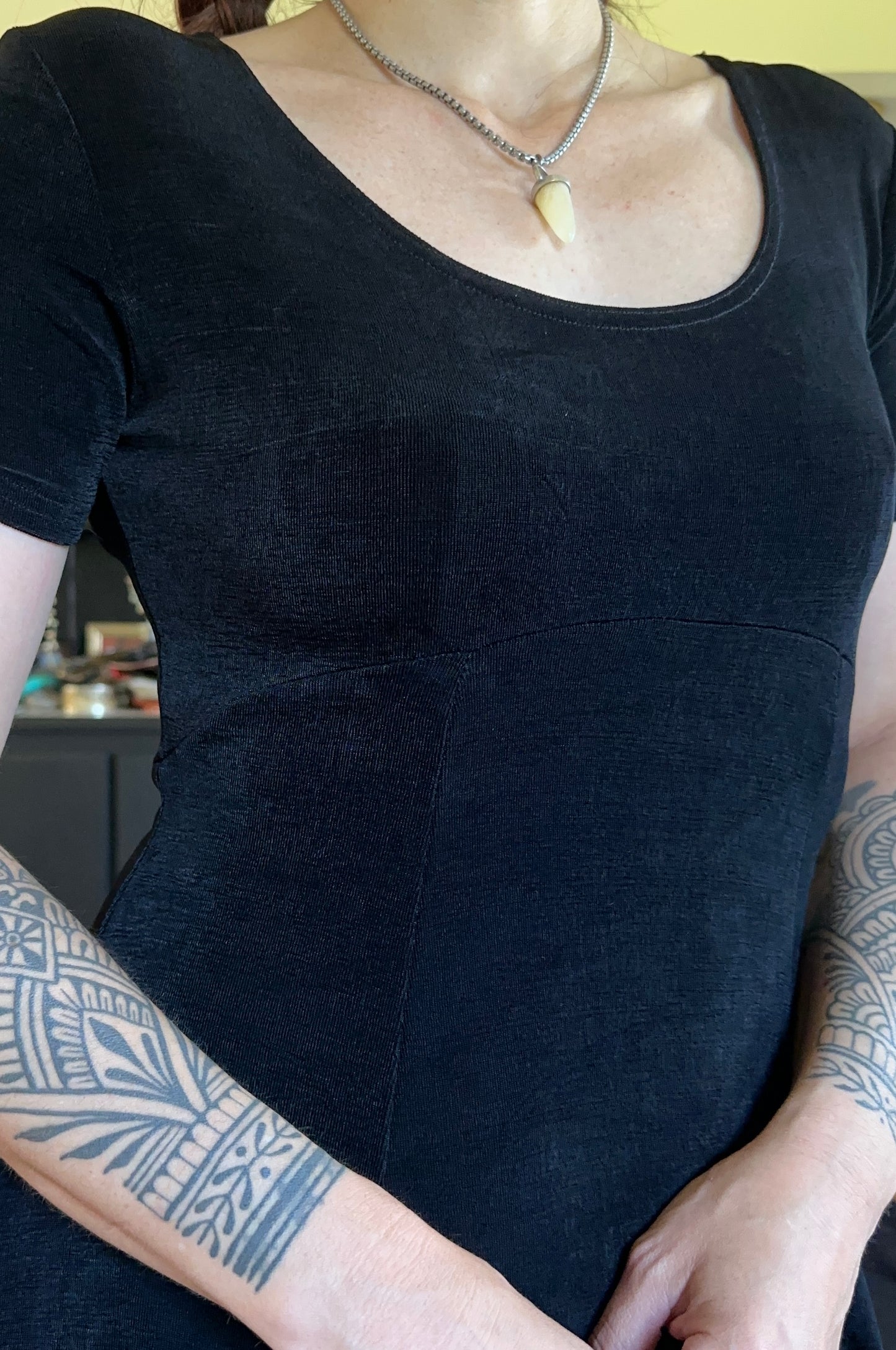 Softgoth Flared Dress S