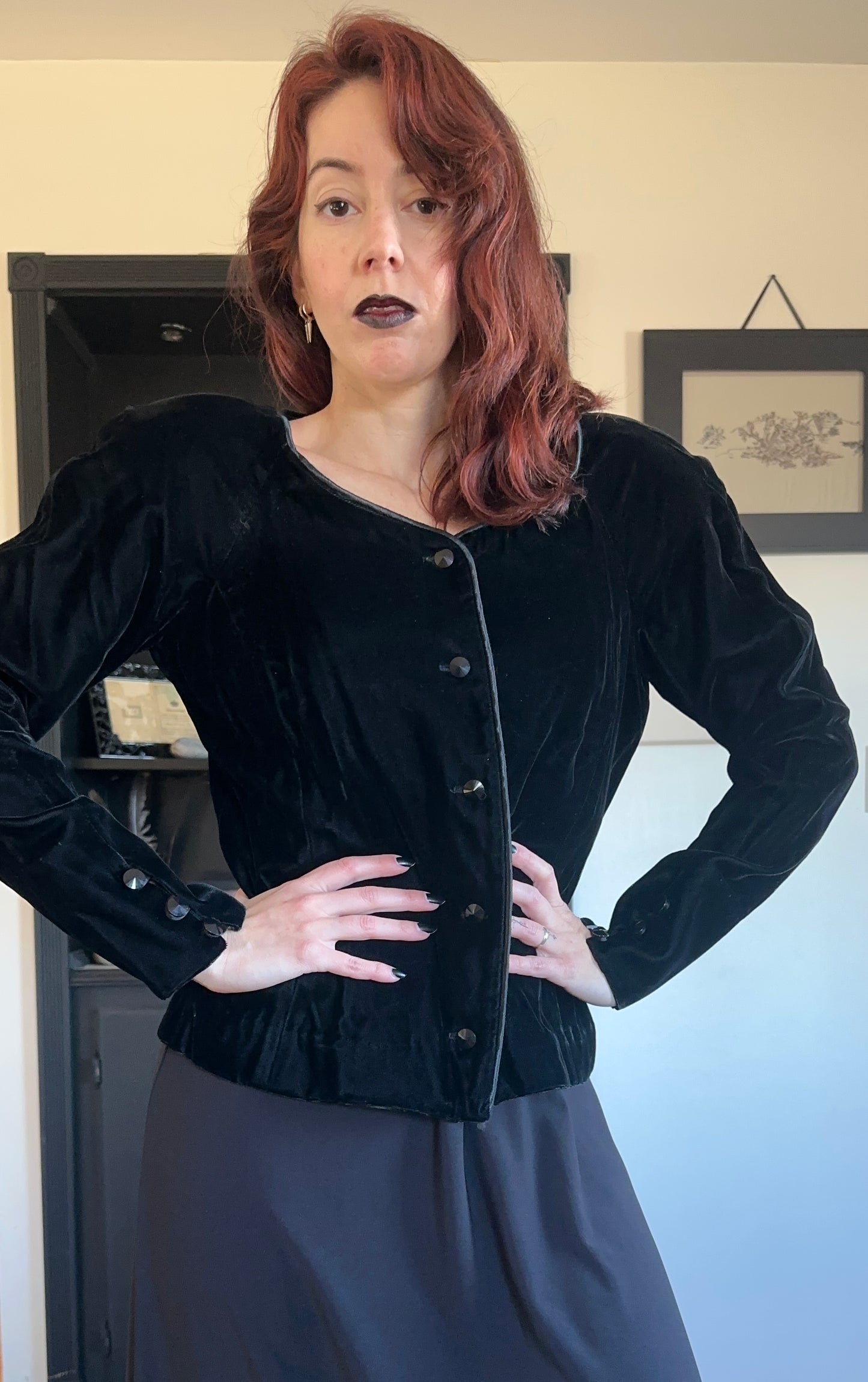 Christian Dior Velvet Jacket SZ 12