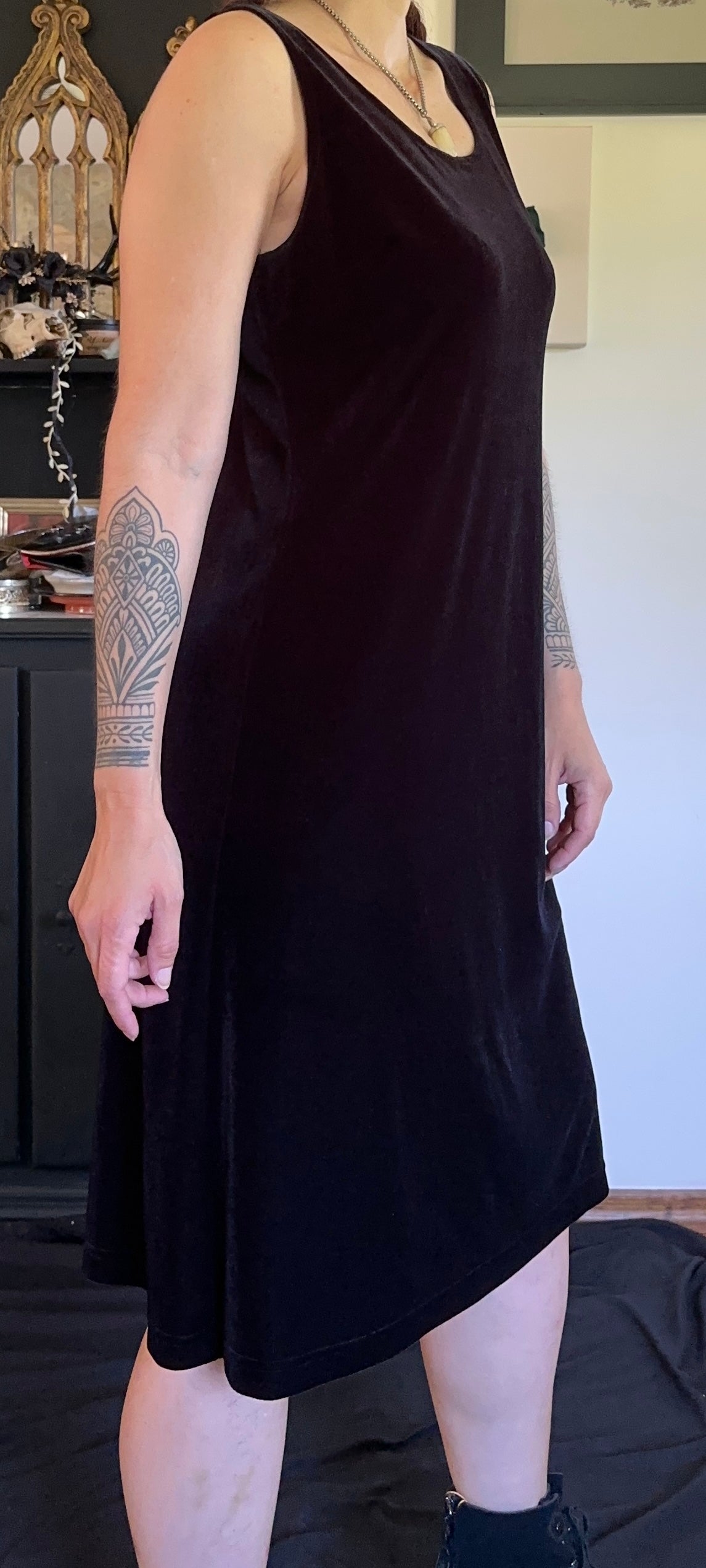 Velvet Tank Dress L