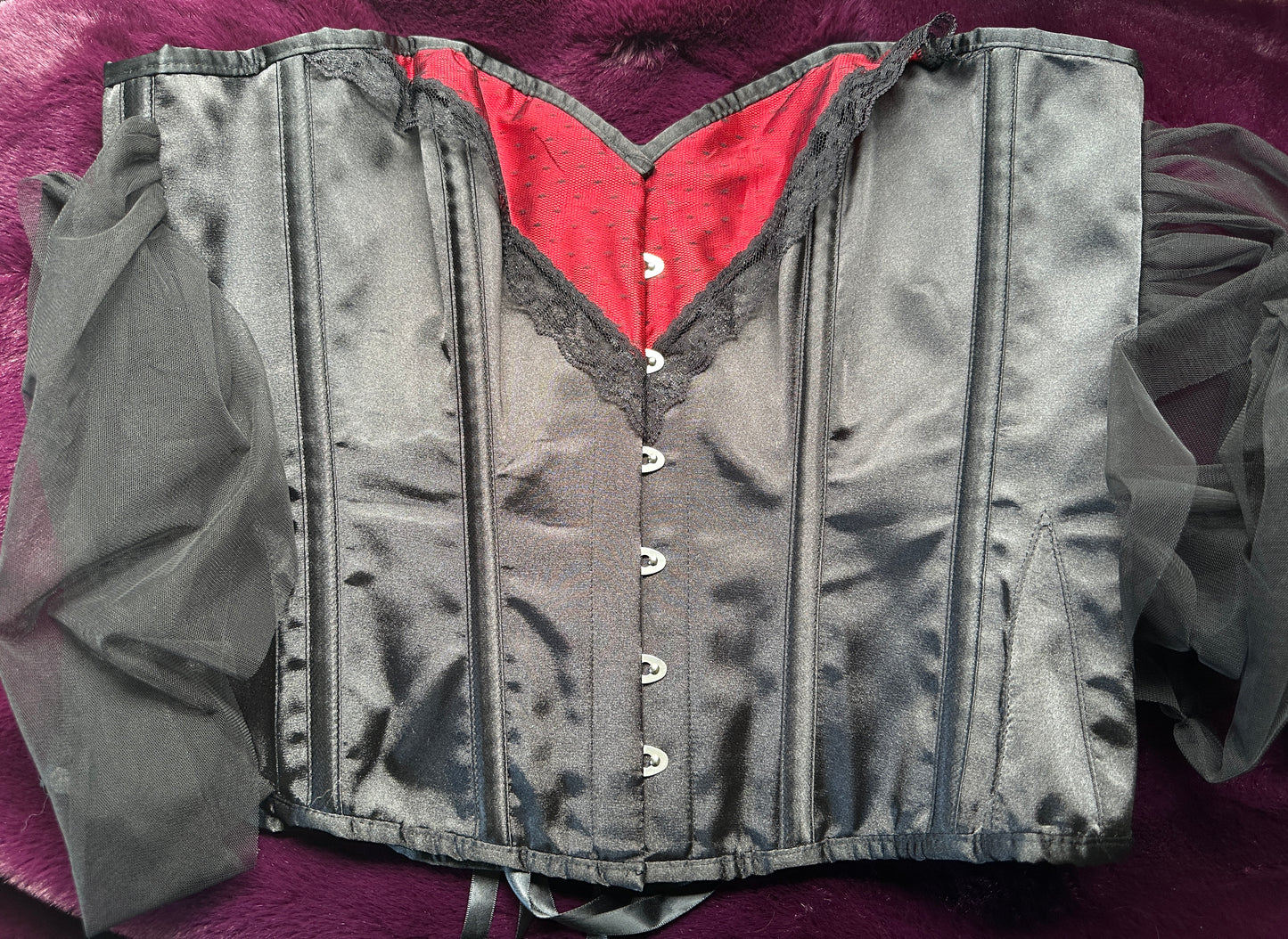 Corset Story Satin & Lace Corset 36"-40"