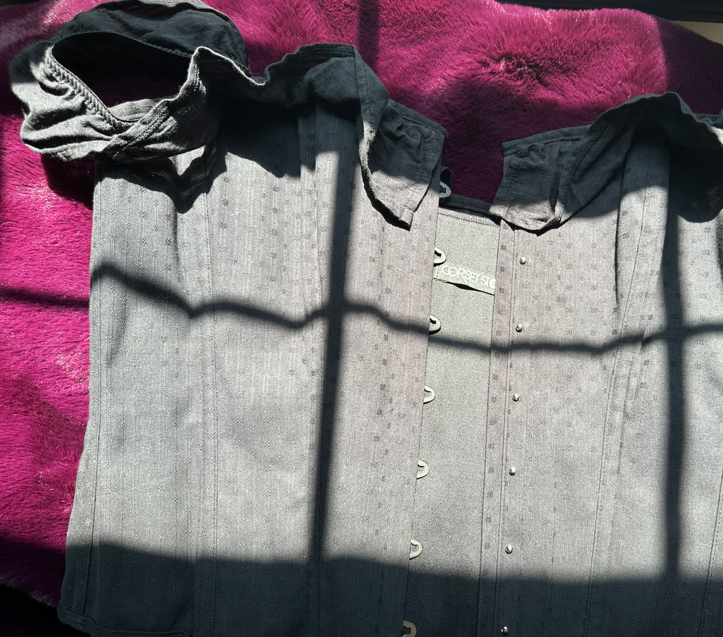 Corset Story Ruffled Corset 1X-2X