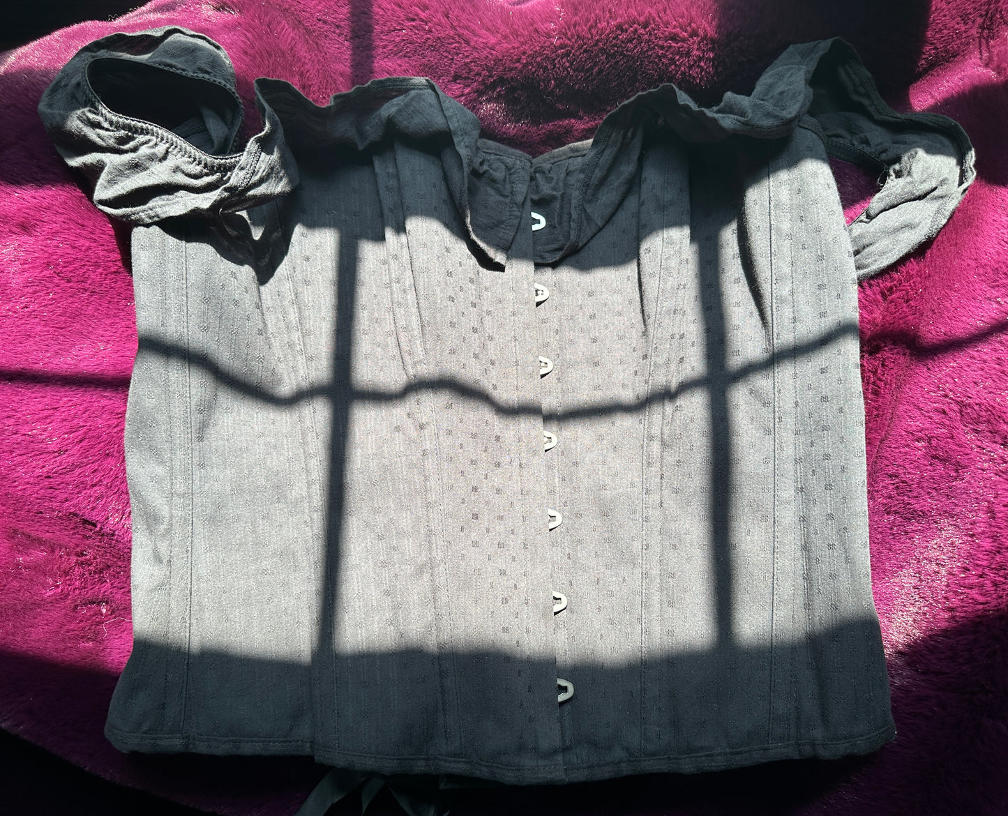 Corset Story Ruffled Corset 1X-2X
