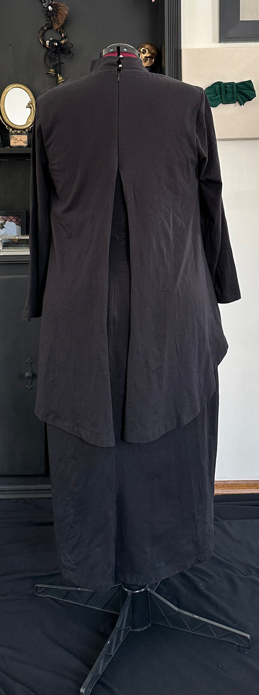 Cotton Modern Goth Dress SZ 18