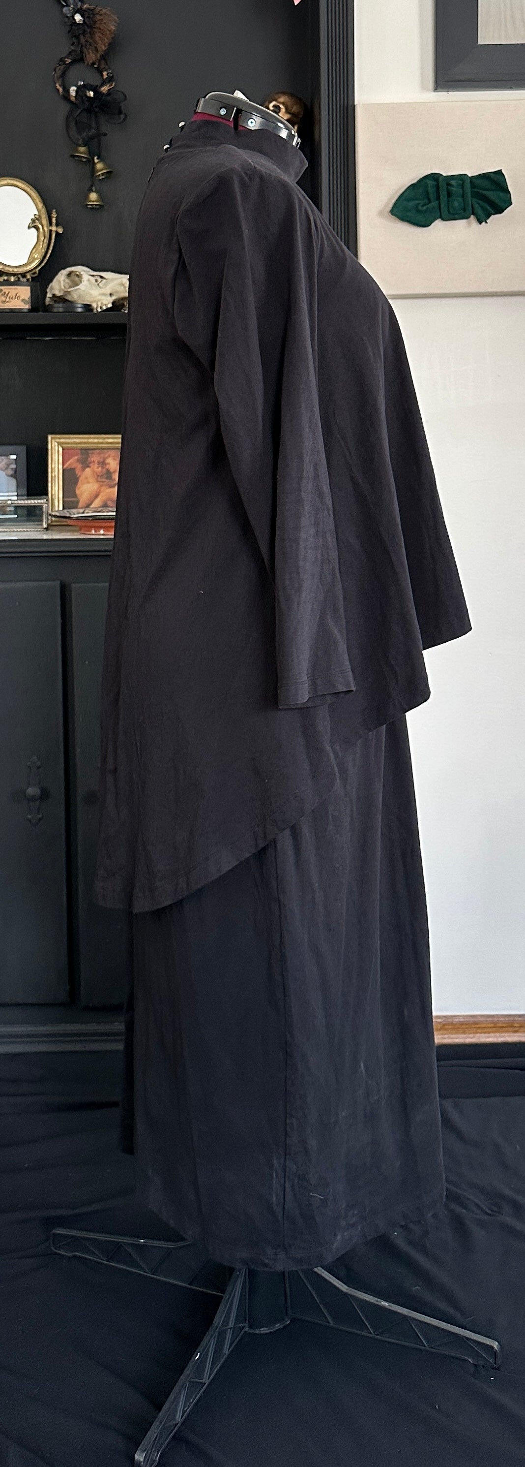 Cotton Modern Goth Dress SZ 18