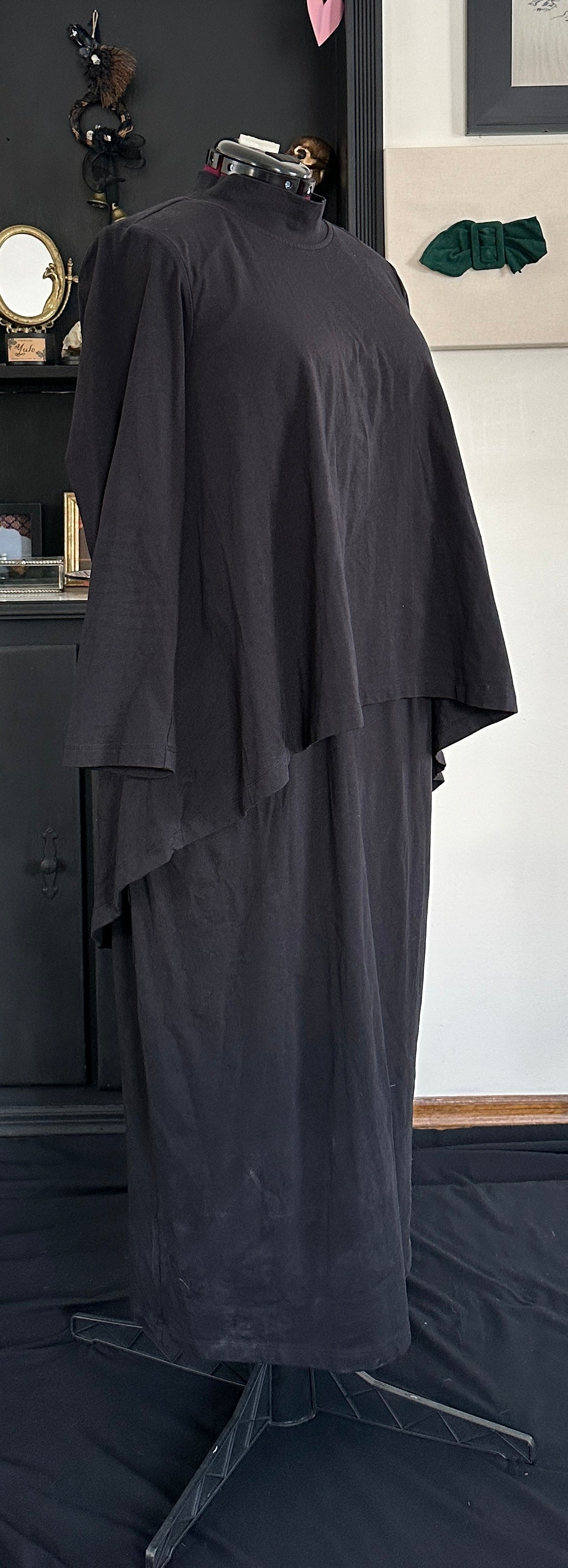 Cotton Modern Goth Dress SZ 18