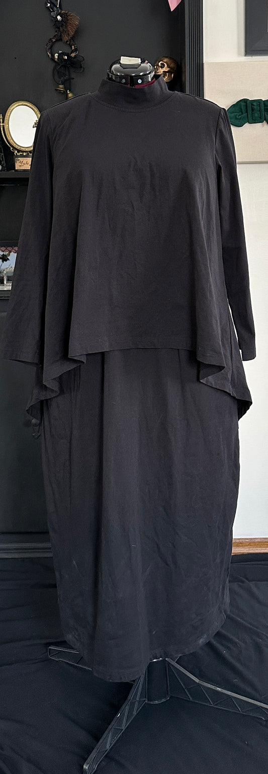 Cotton Modern Goth Dress SZ 18