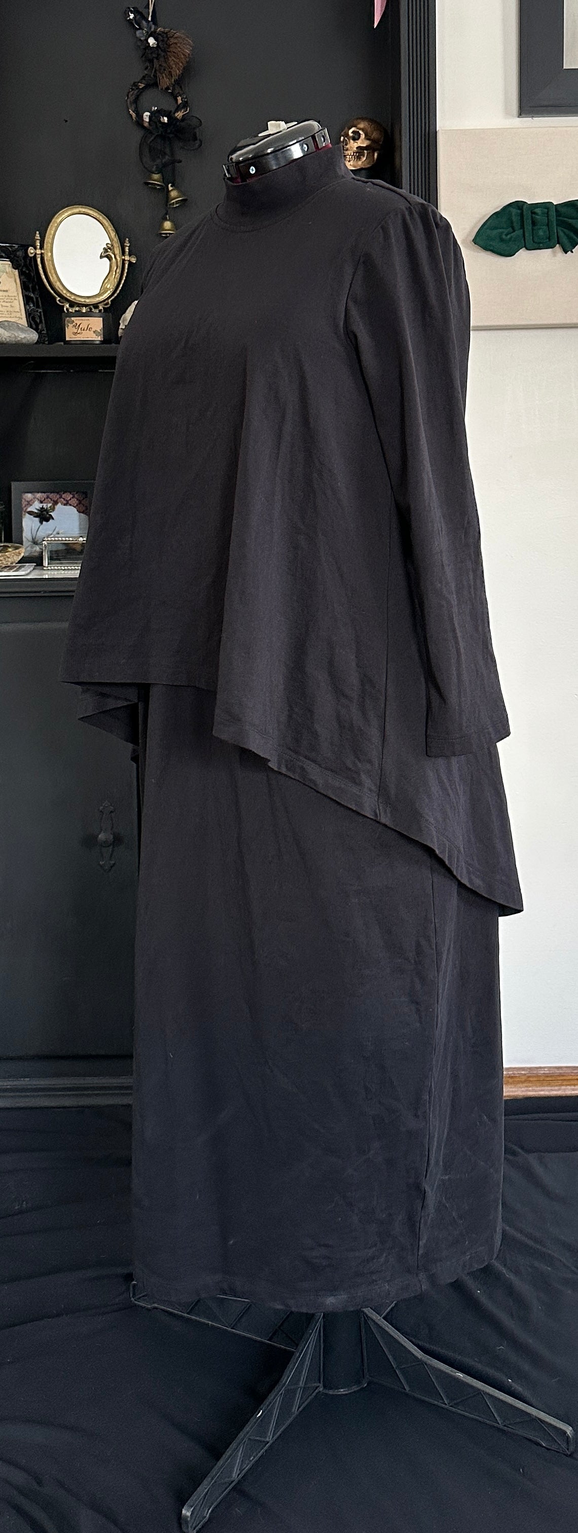Cotton Modern Goth Dress SZ 18