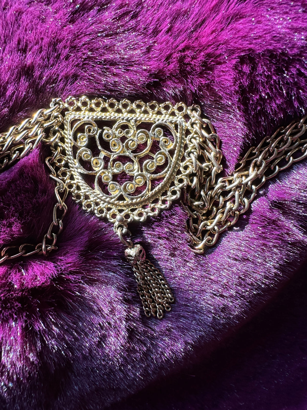 Renaissance Gold Chain Belt 28" - 42"