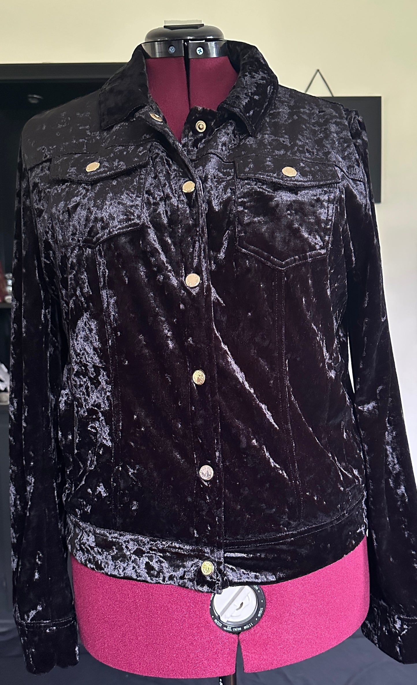 Velvet Trucker Jacket SZ L
