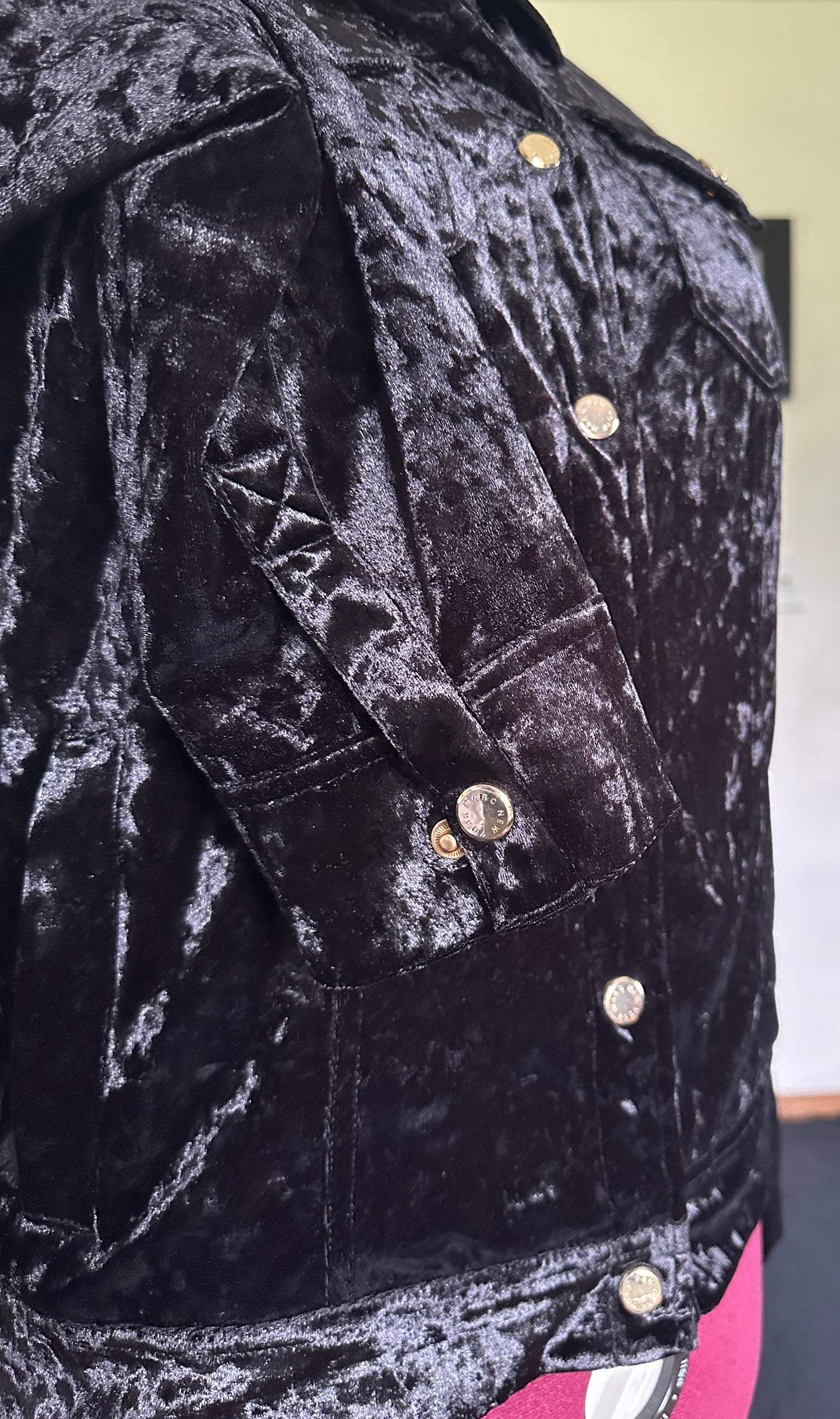 Velvet Trucker Jacket SZ L