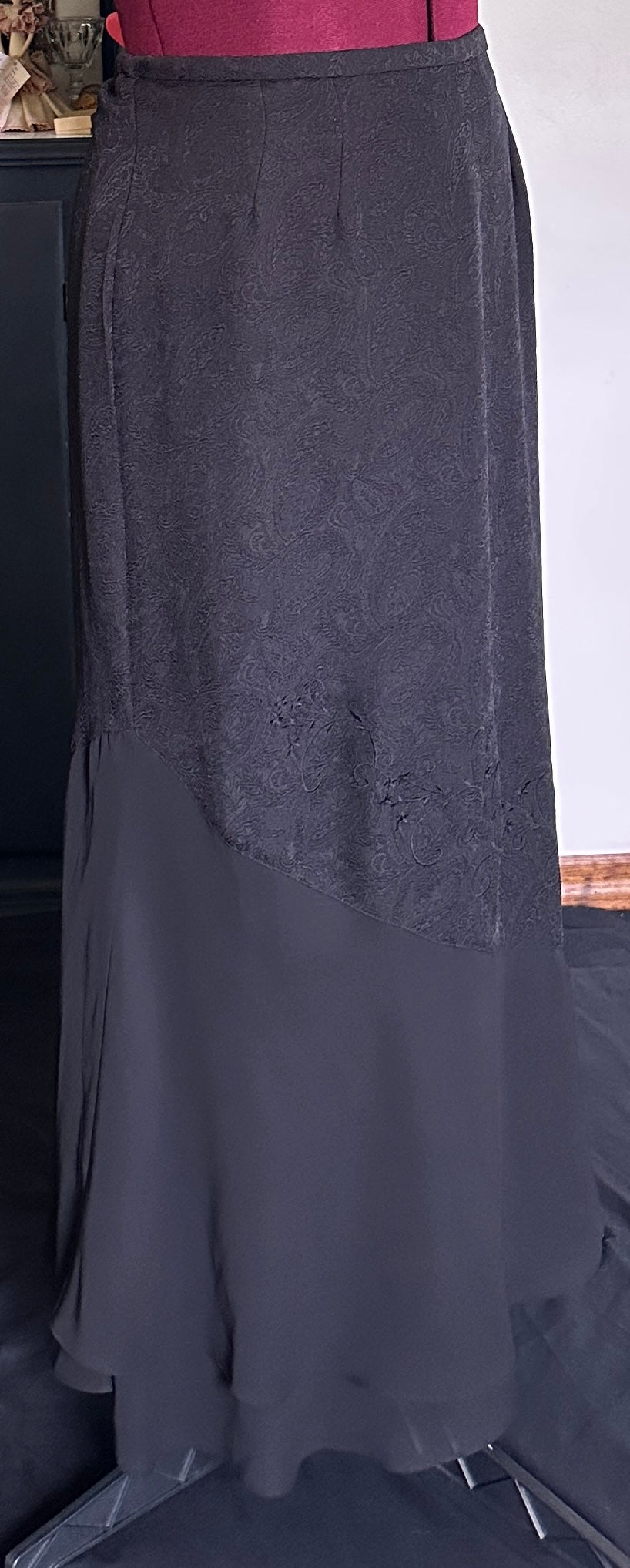 Paisley Vampire Maxi Skirt XL - 1X
