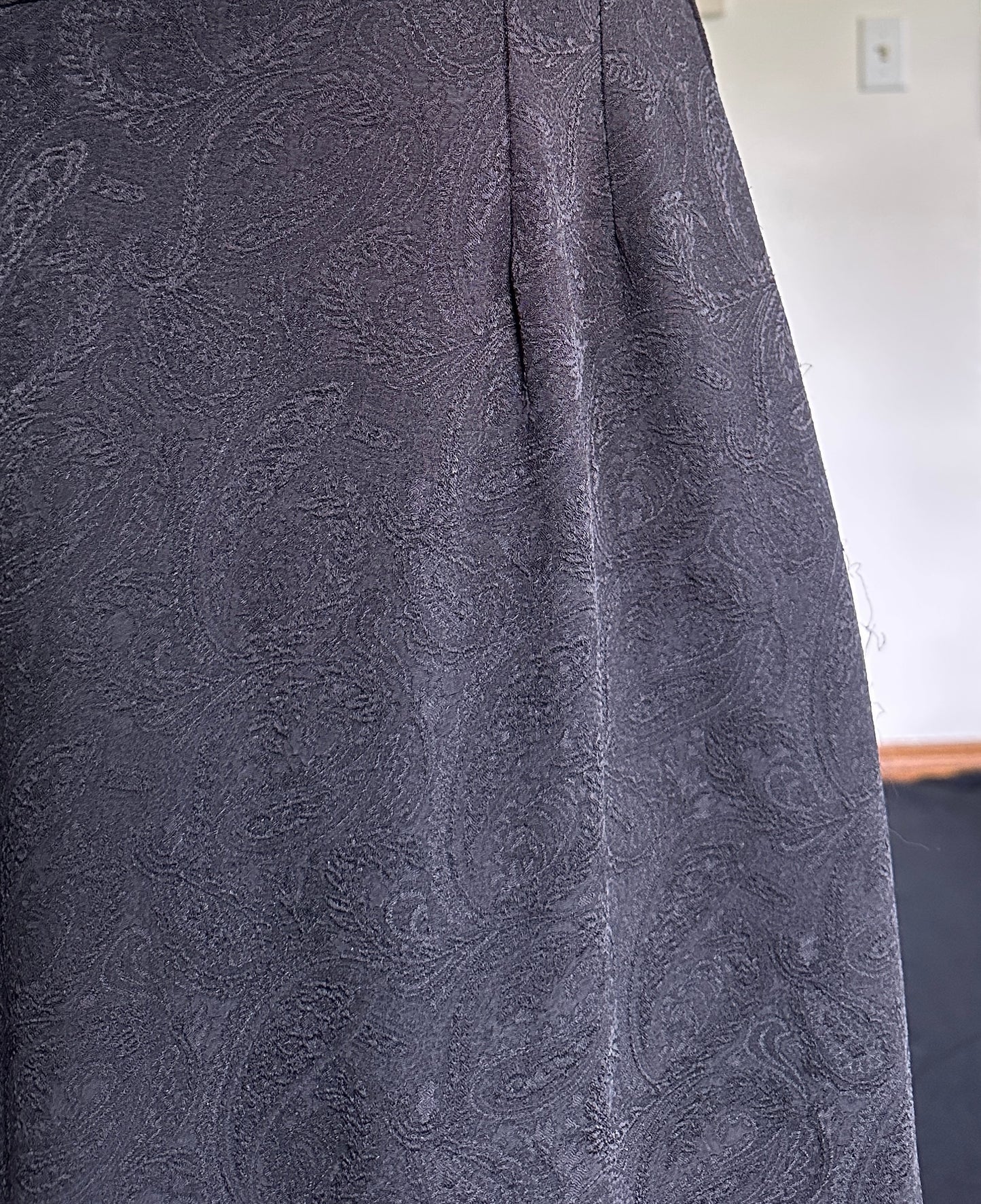 Paisley Vampire Maxi Skirt XL - 1X