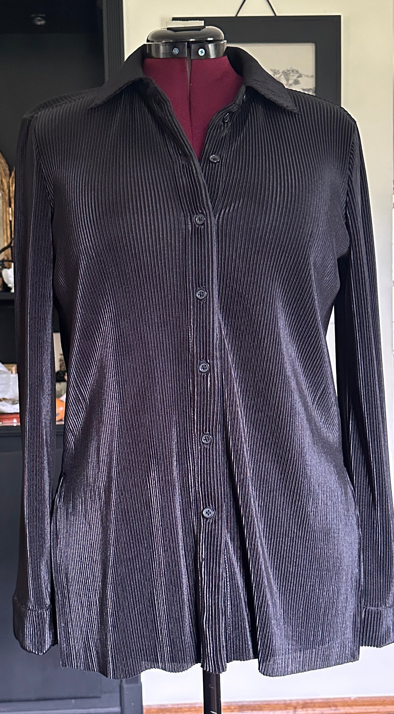 Ribbed Goth Top S-M