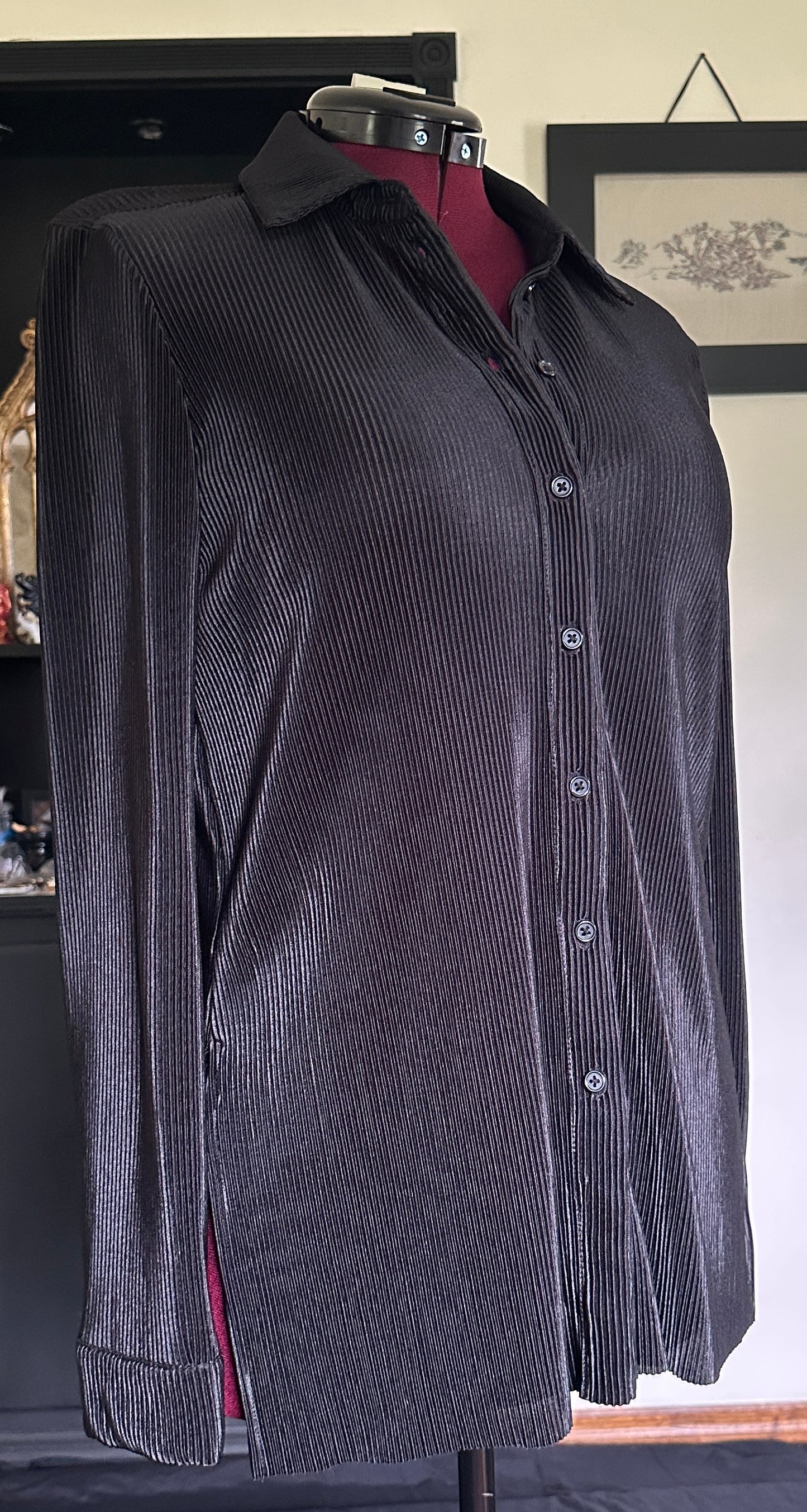 Ribbed Goth Top S-M