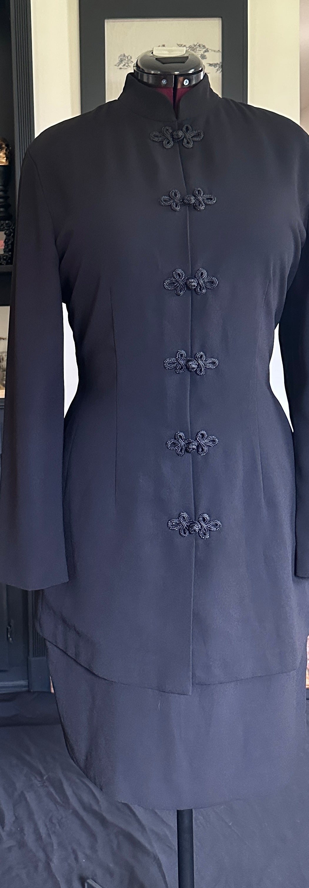 90s Mourning Dress L-XL