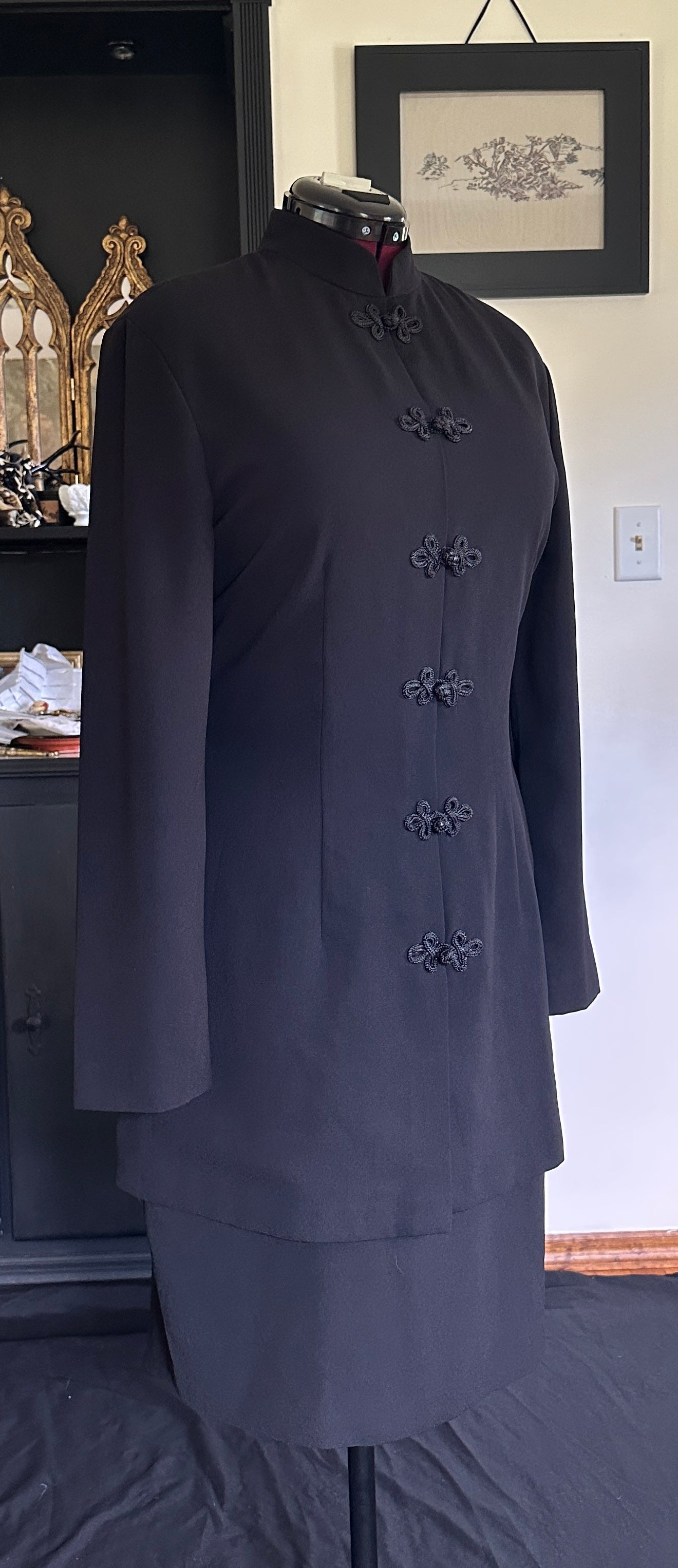 90s Mourning Dress L-XL