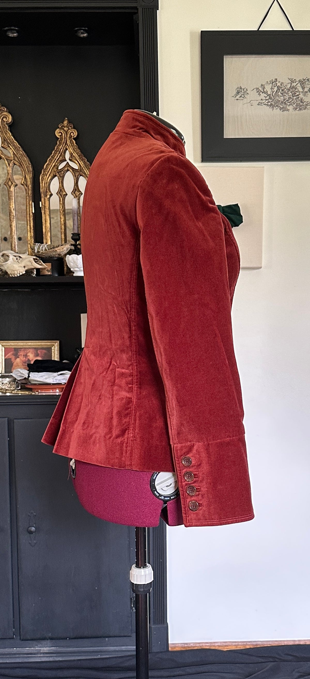 Velvet Military Jacket M/L