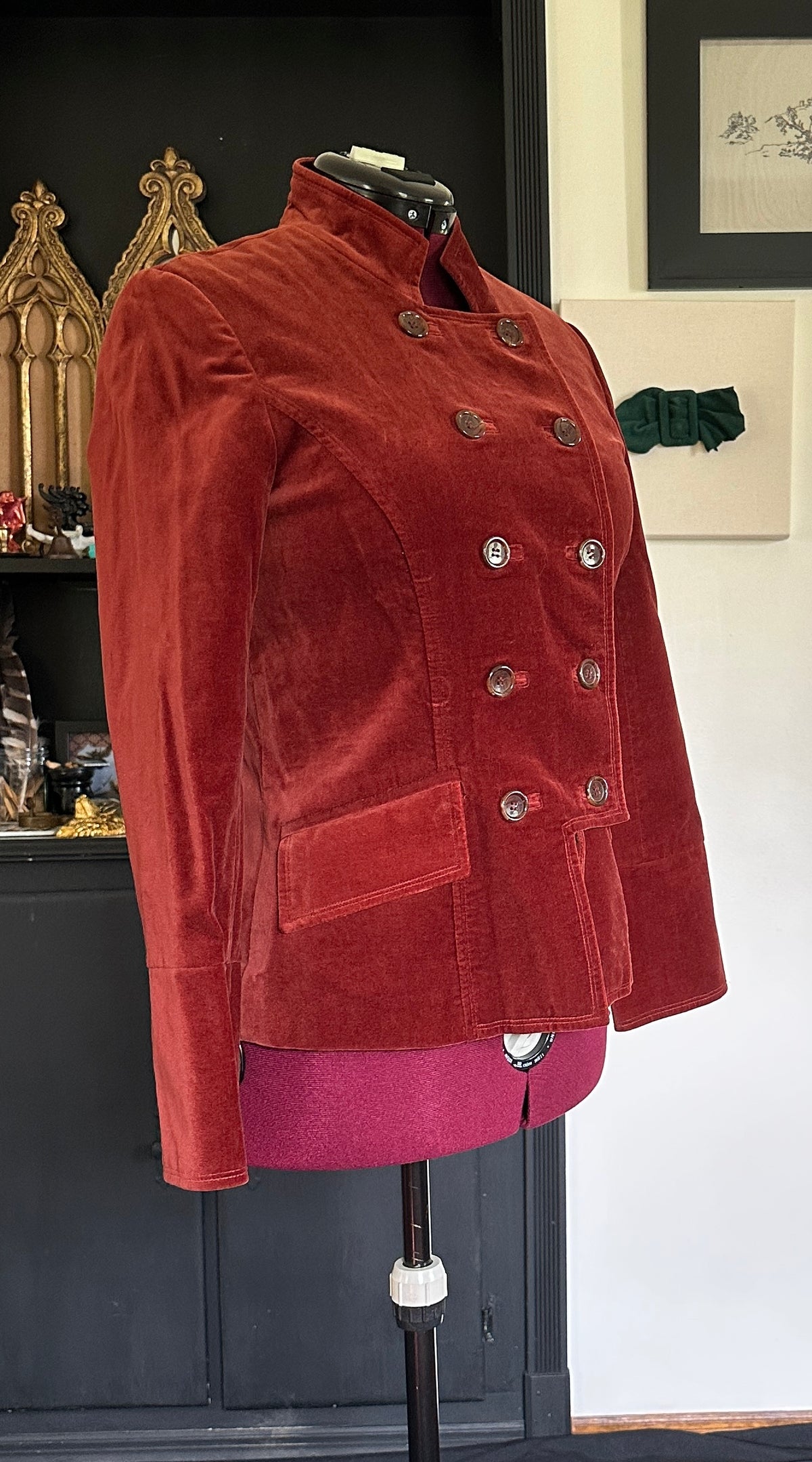 Velvet Military Jacket M/L