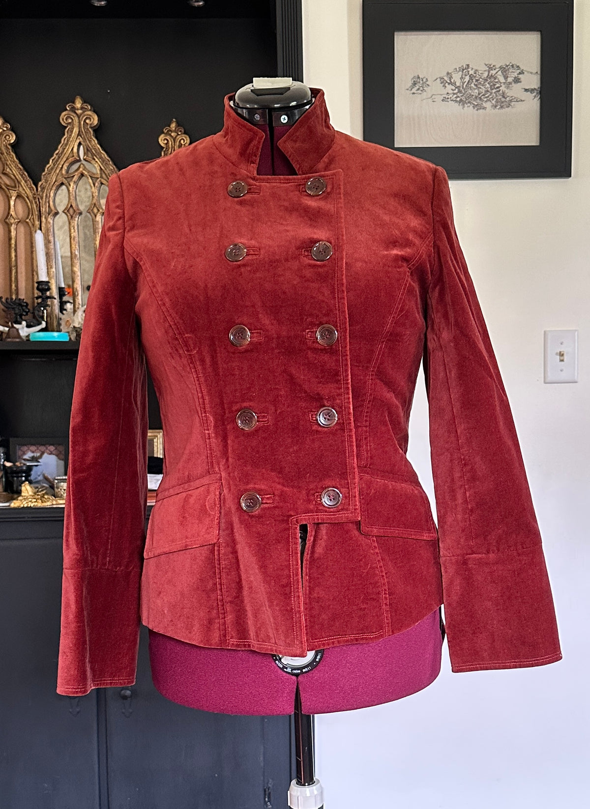 Velvet Military Jacket M/L