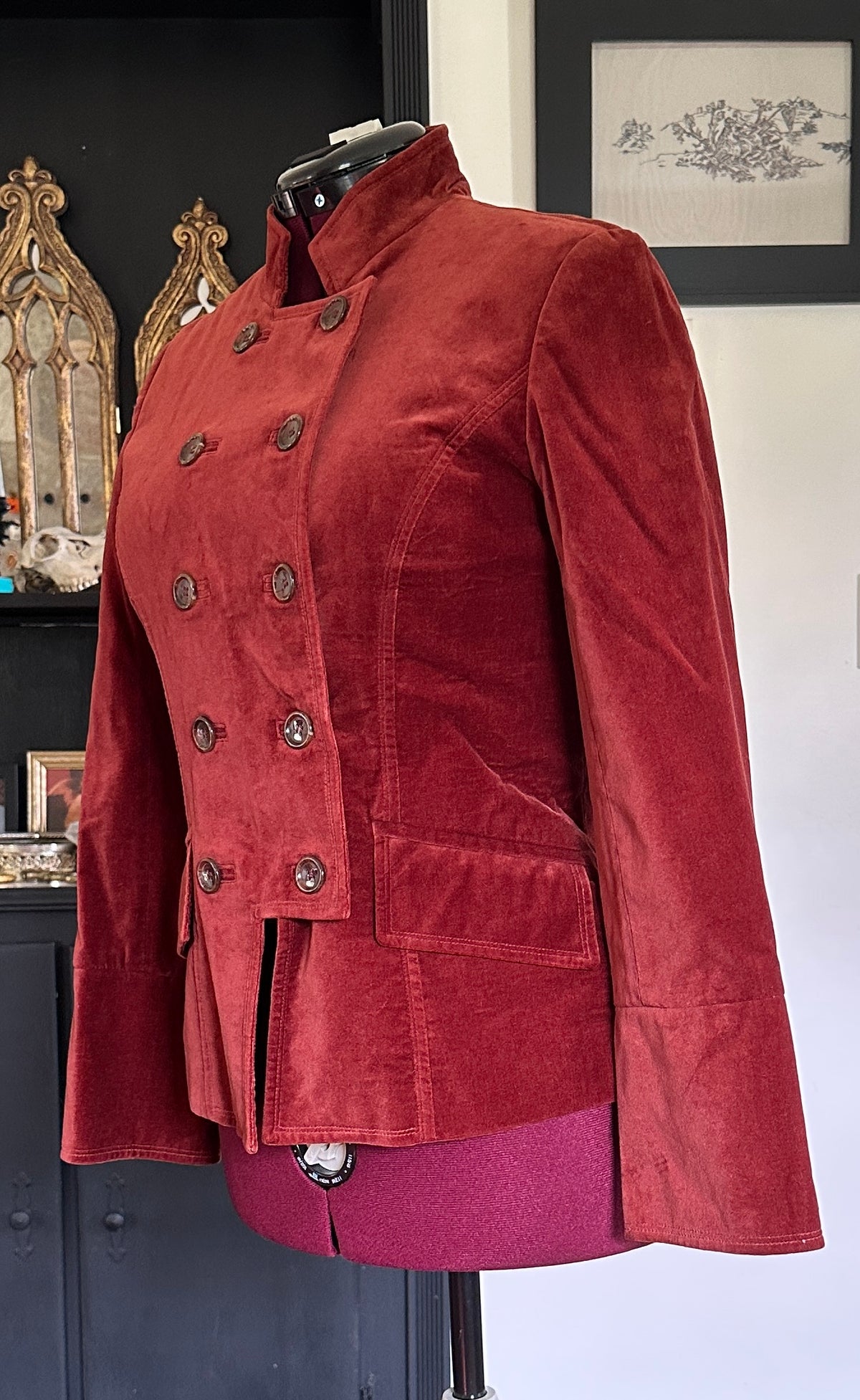 Velvet Military Jacket M/L