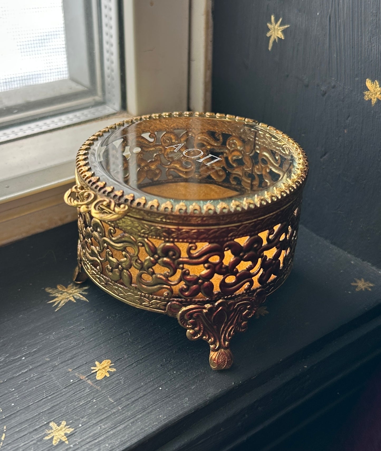 Rococo Revival Gilded Trinket Box