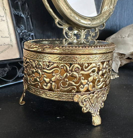 Rococo Revival Gilded Trinket Box