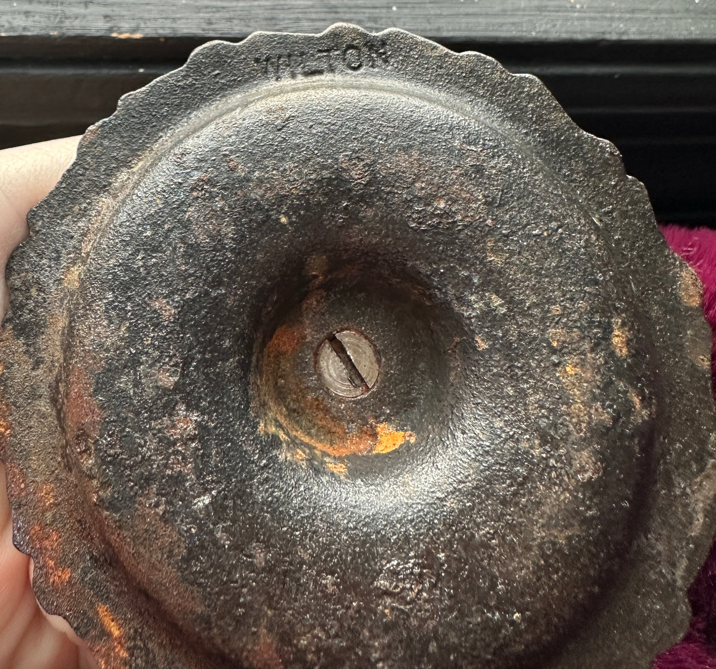 Gothic Cast Iron Ring Dish