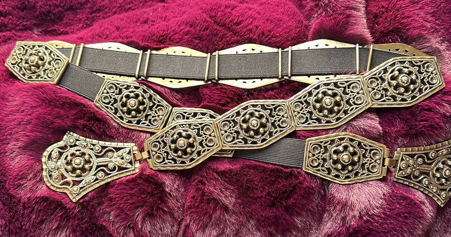 Brass Renaissance Revival Belt 41" -46"