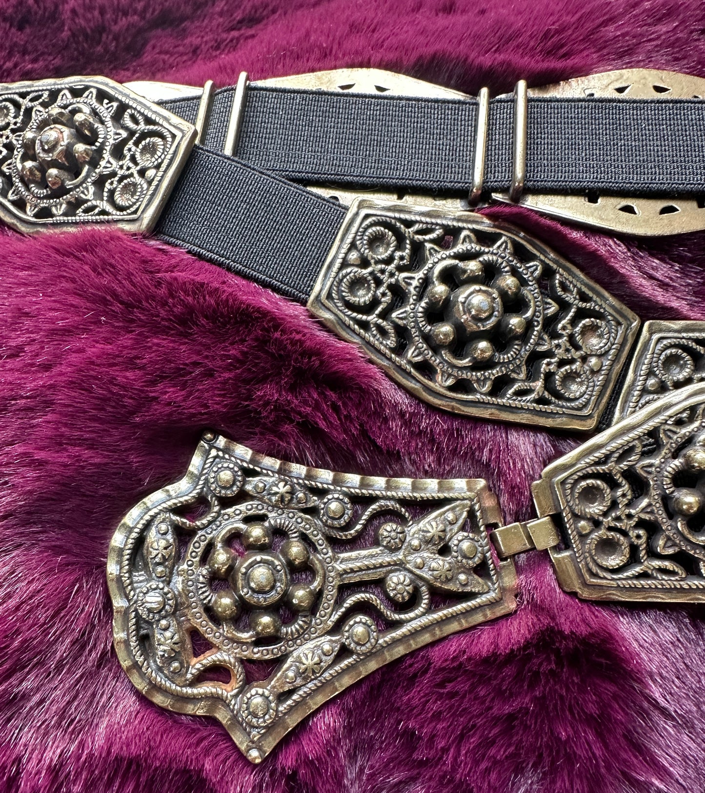 Brass Renaissance Revival Belt 41" -46"