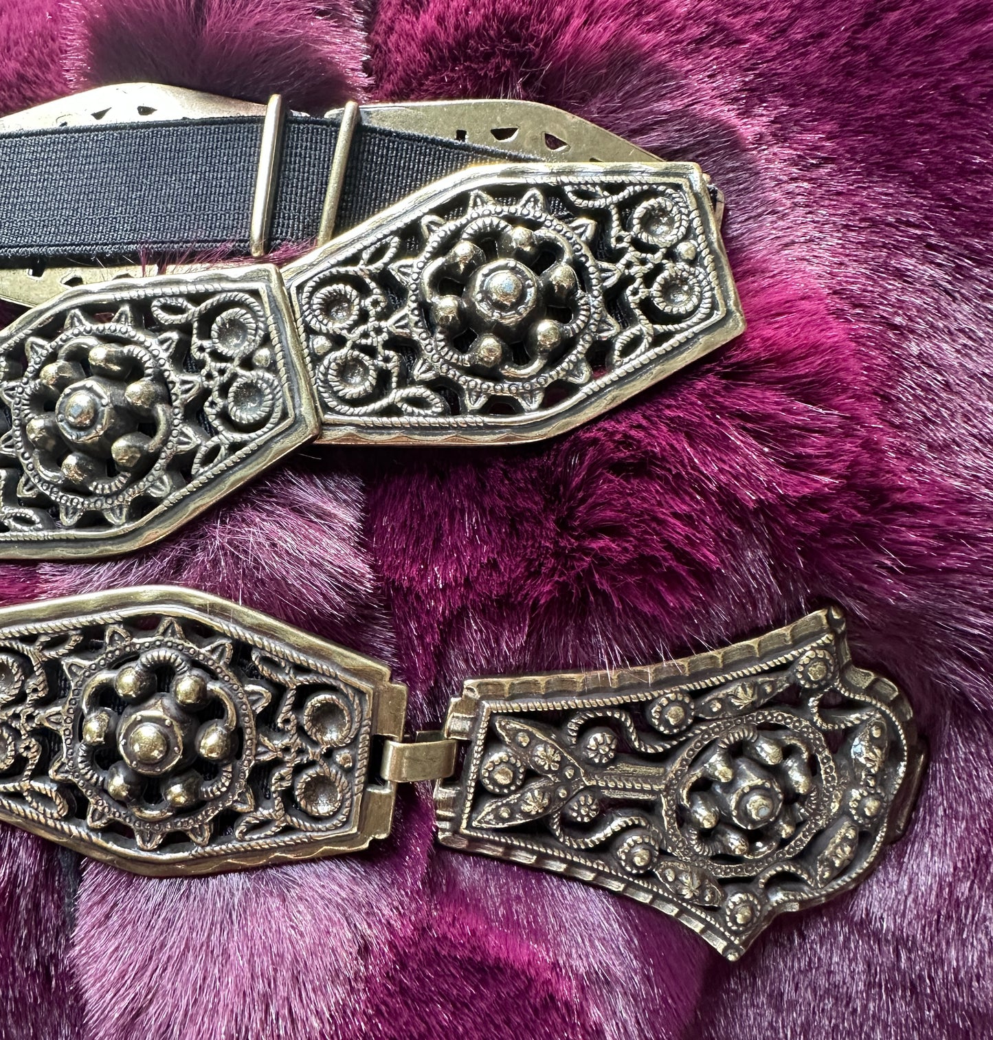 Brass Renaissance Revival Belt 41" -46"