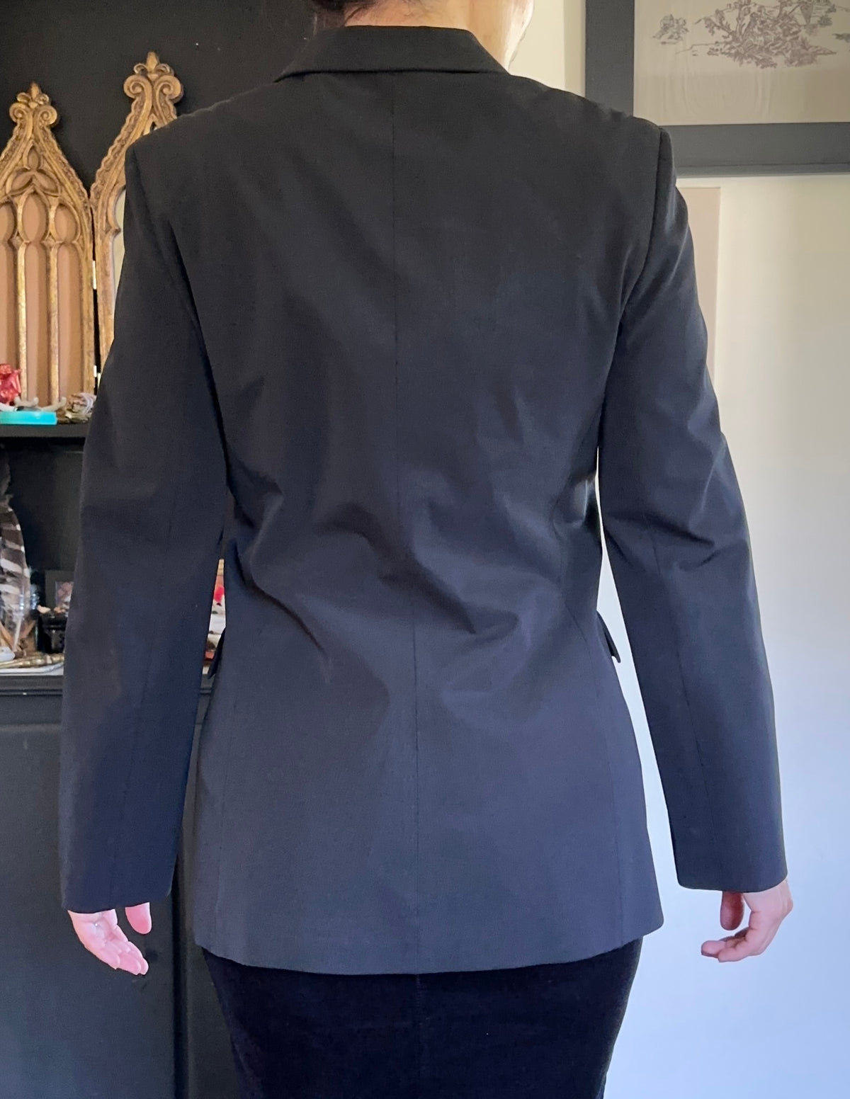 Minimalist Goth Blazer S/M