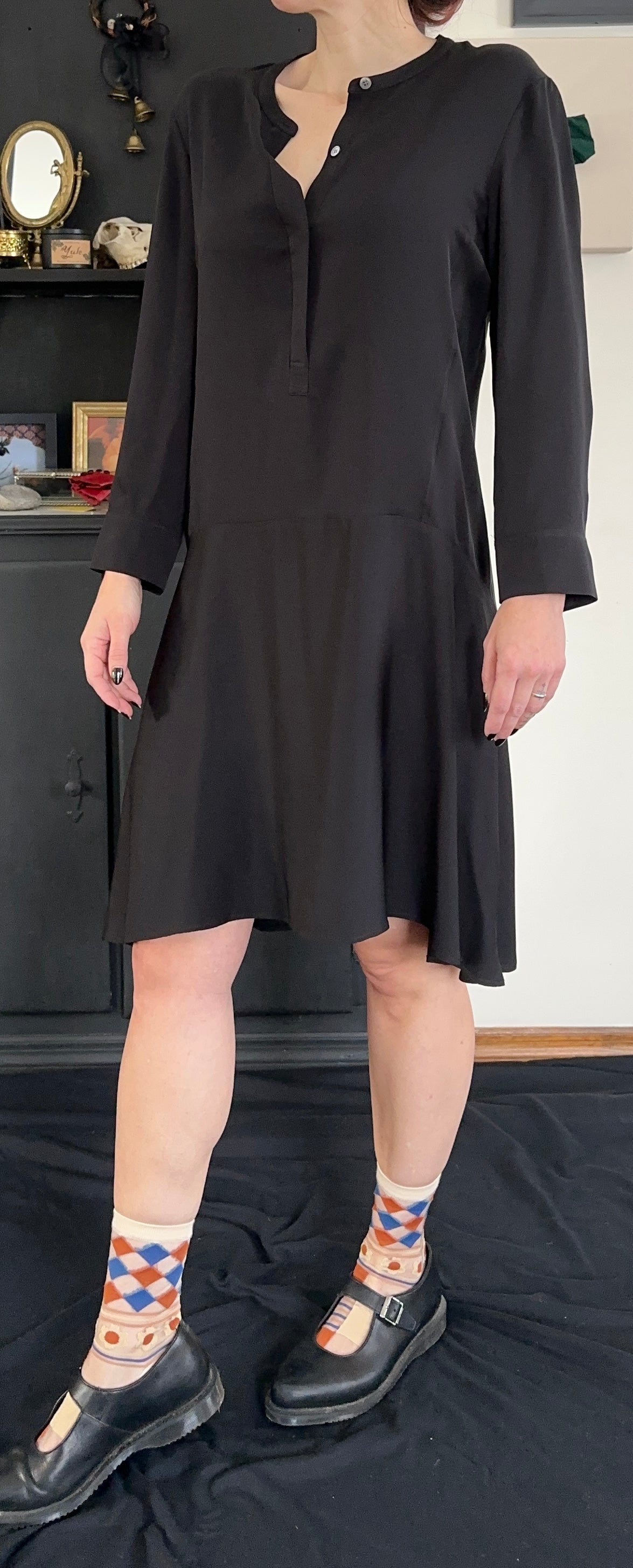 Silk Theory Tunic Dress SZ 6-8